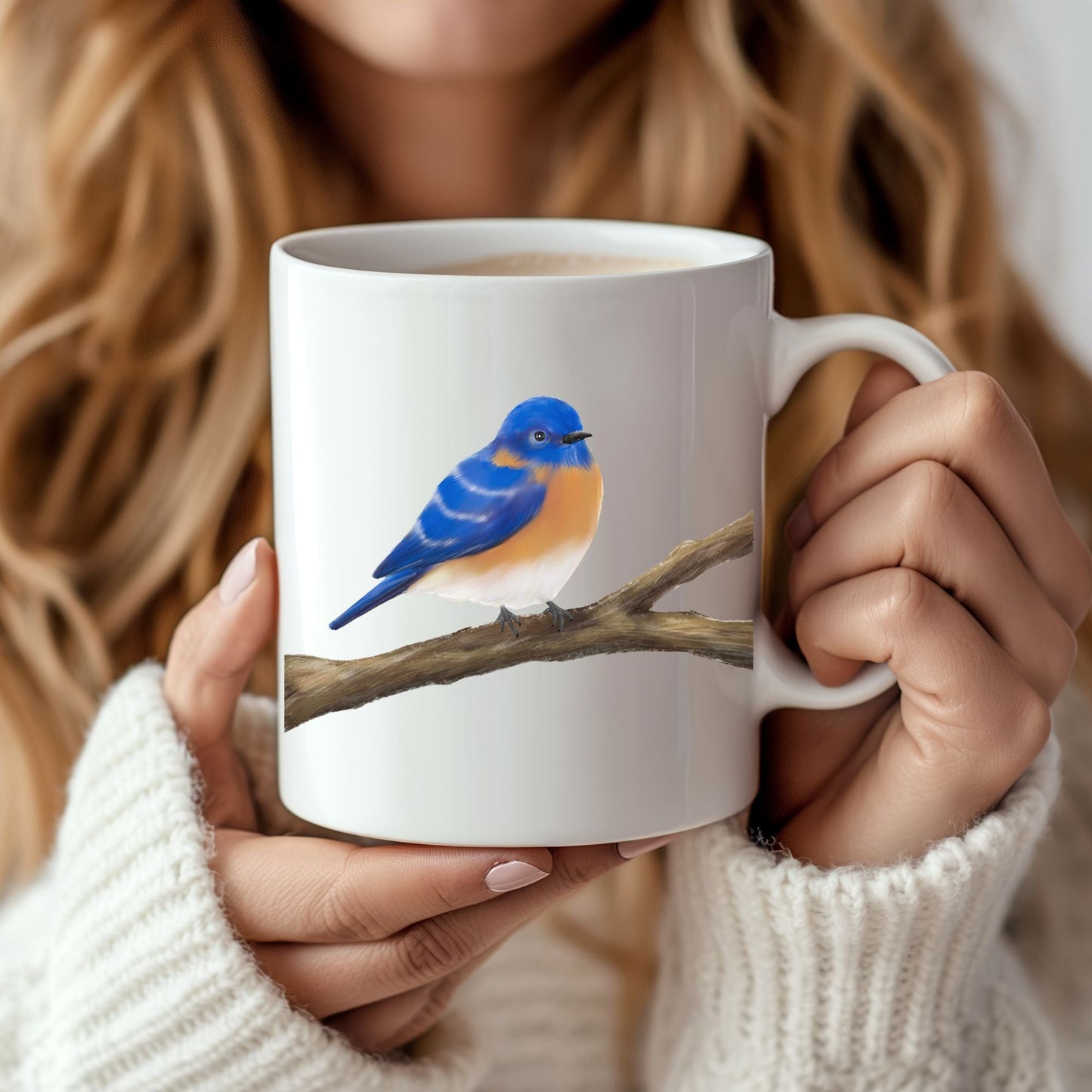 Eastern Bluebird Mug - MerikaArt