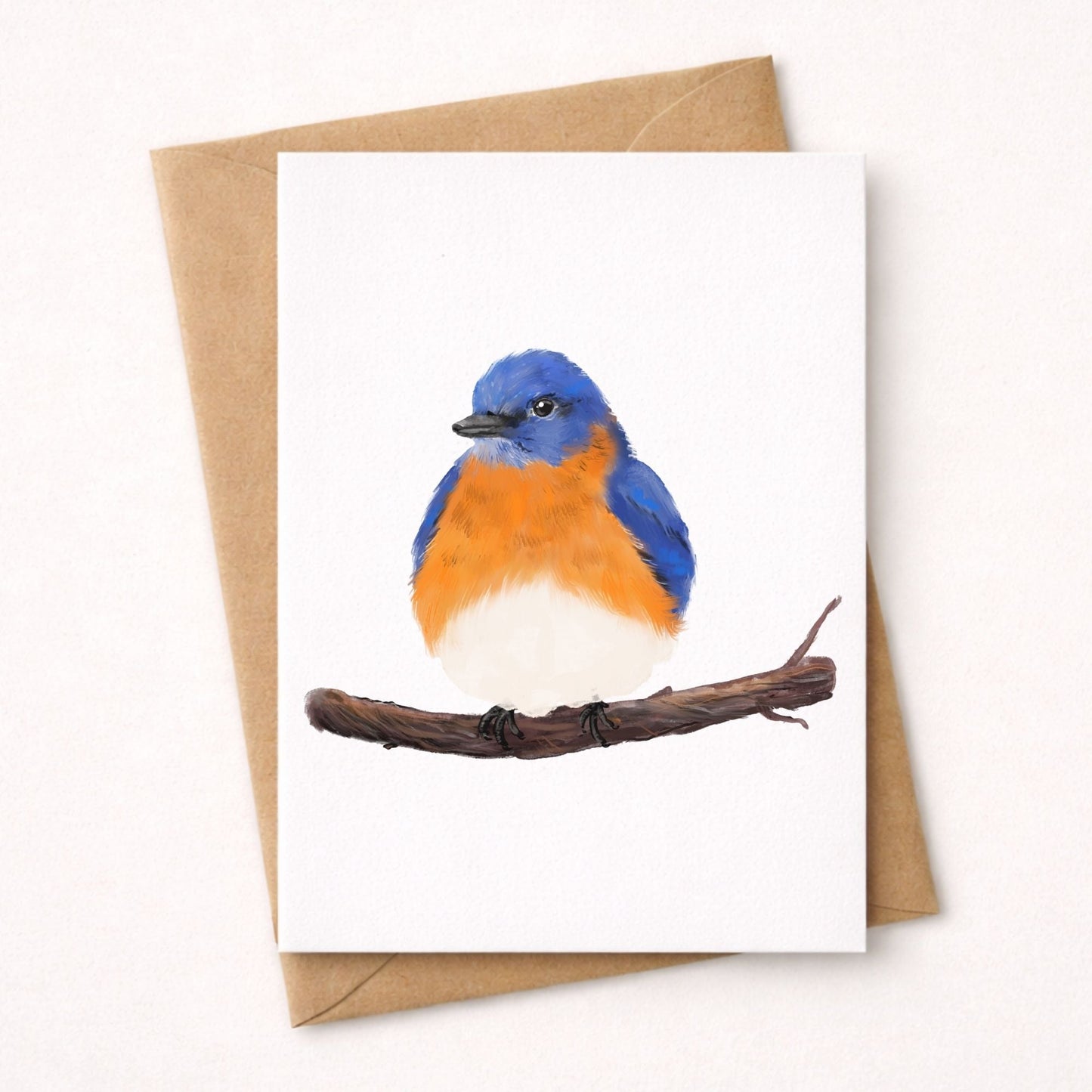 Eastern Bluebird Postcard - MerikaArt