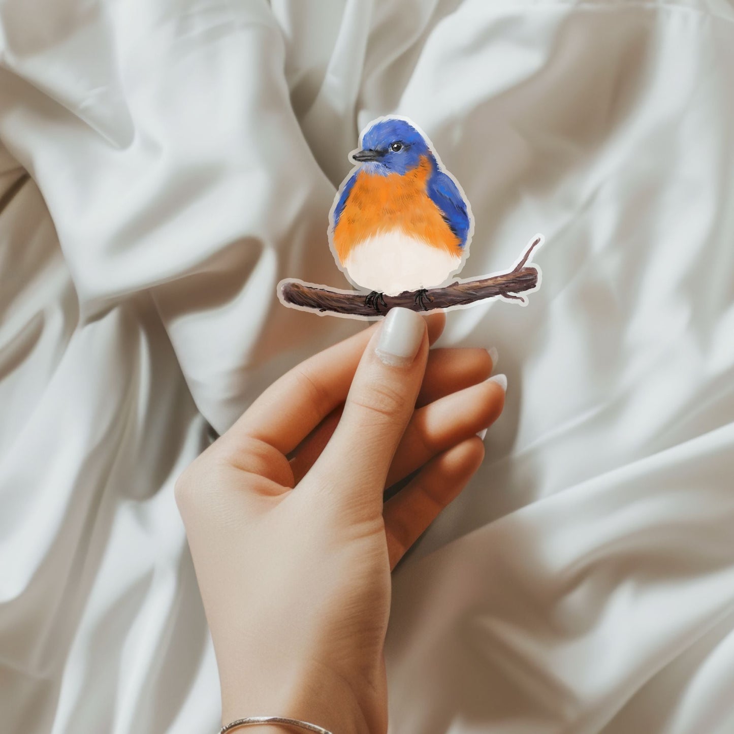 Eastern Bluebird Sticker - MerikaArt