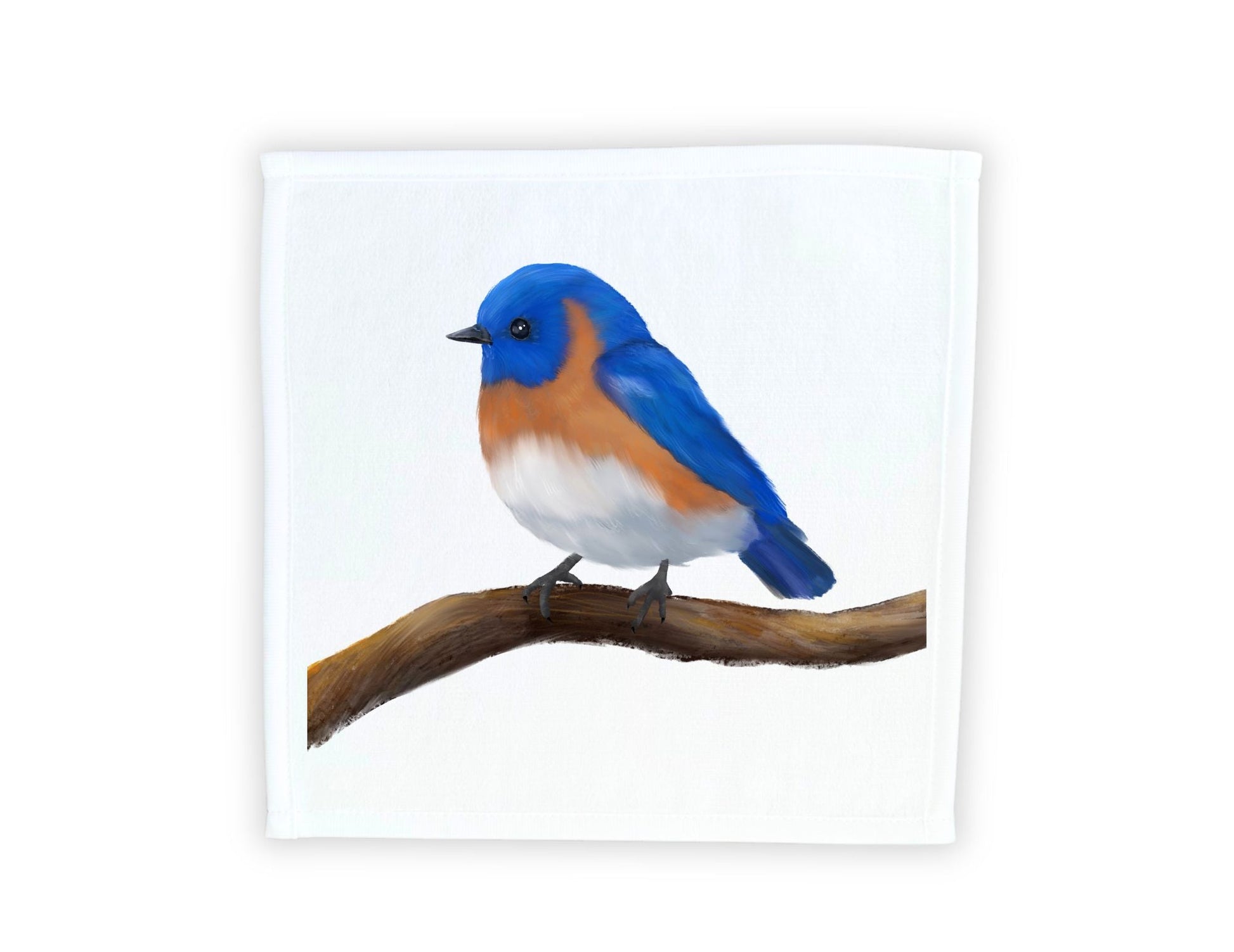 Eastern Bluebird Washcloth – A Beautiful Gift for Bird Lovers - MerikaArt