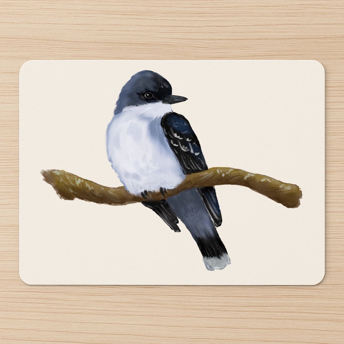 Eastern Kingbird Mousepad - MerikaArt