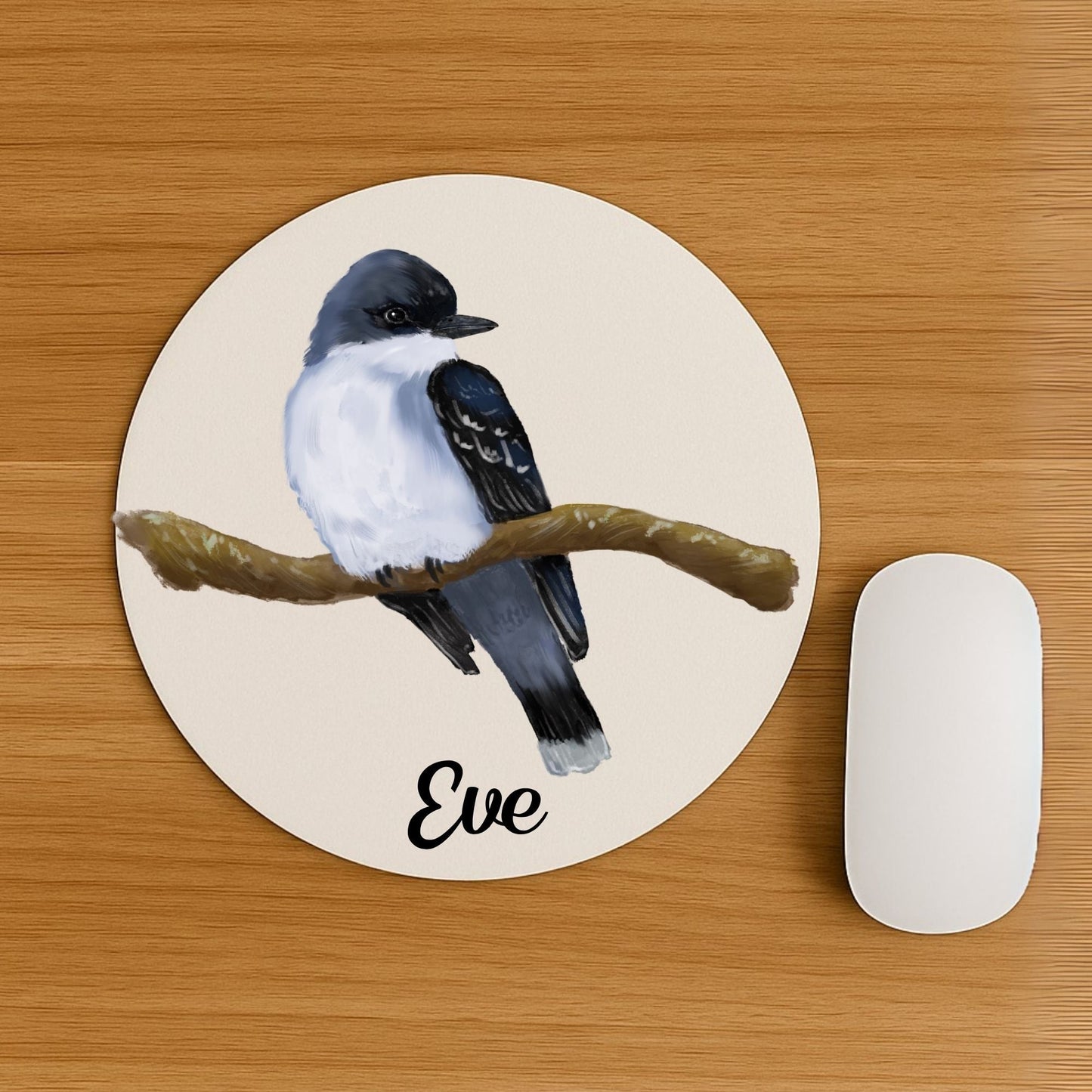 Eastern Kingbird Mousepad - MerikaArt