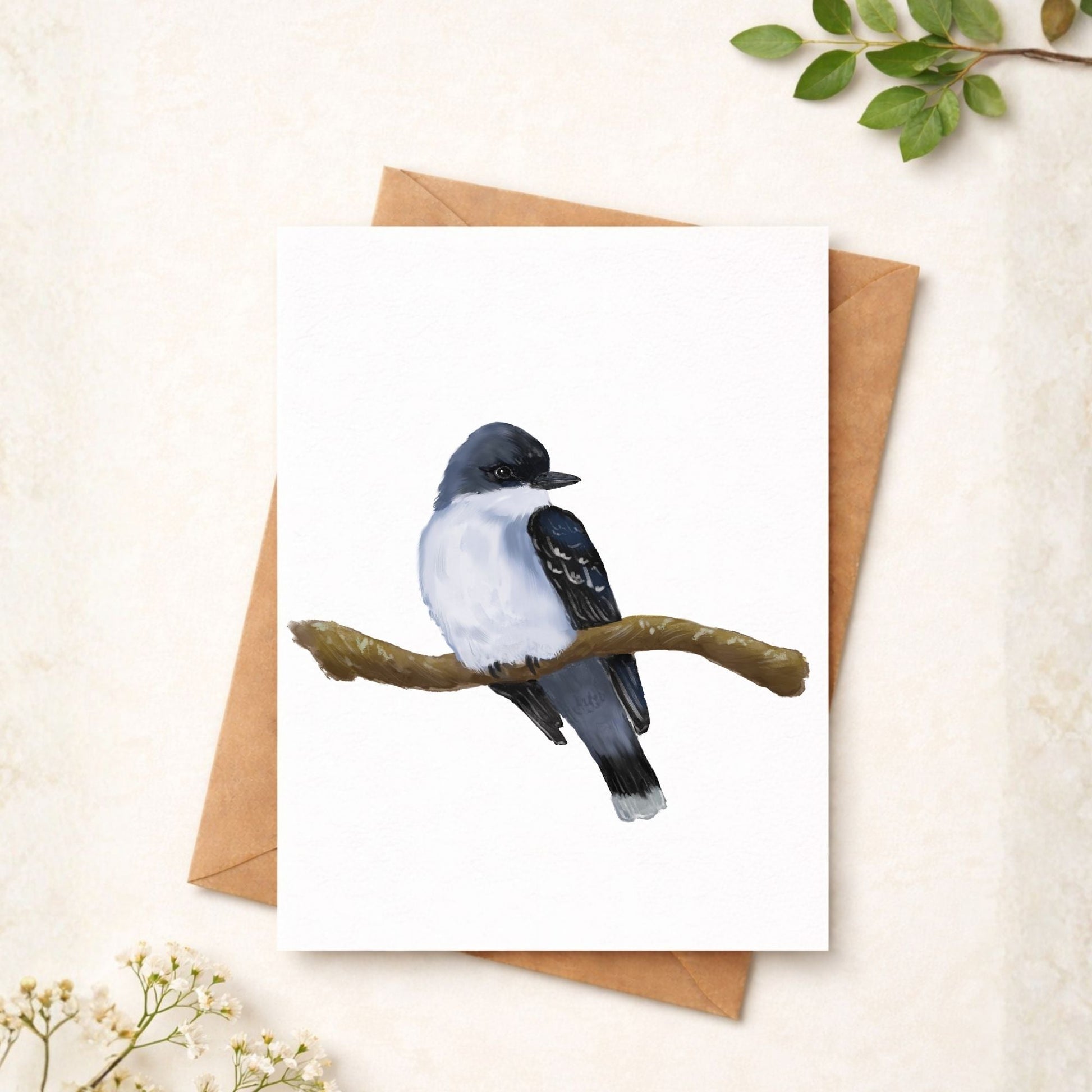 Eastern Kingbird Postcard - MerikaArt