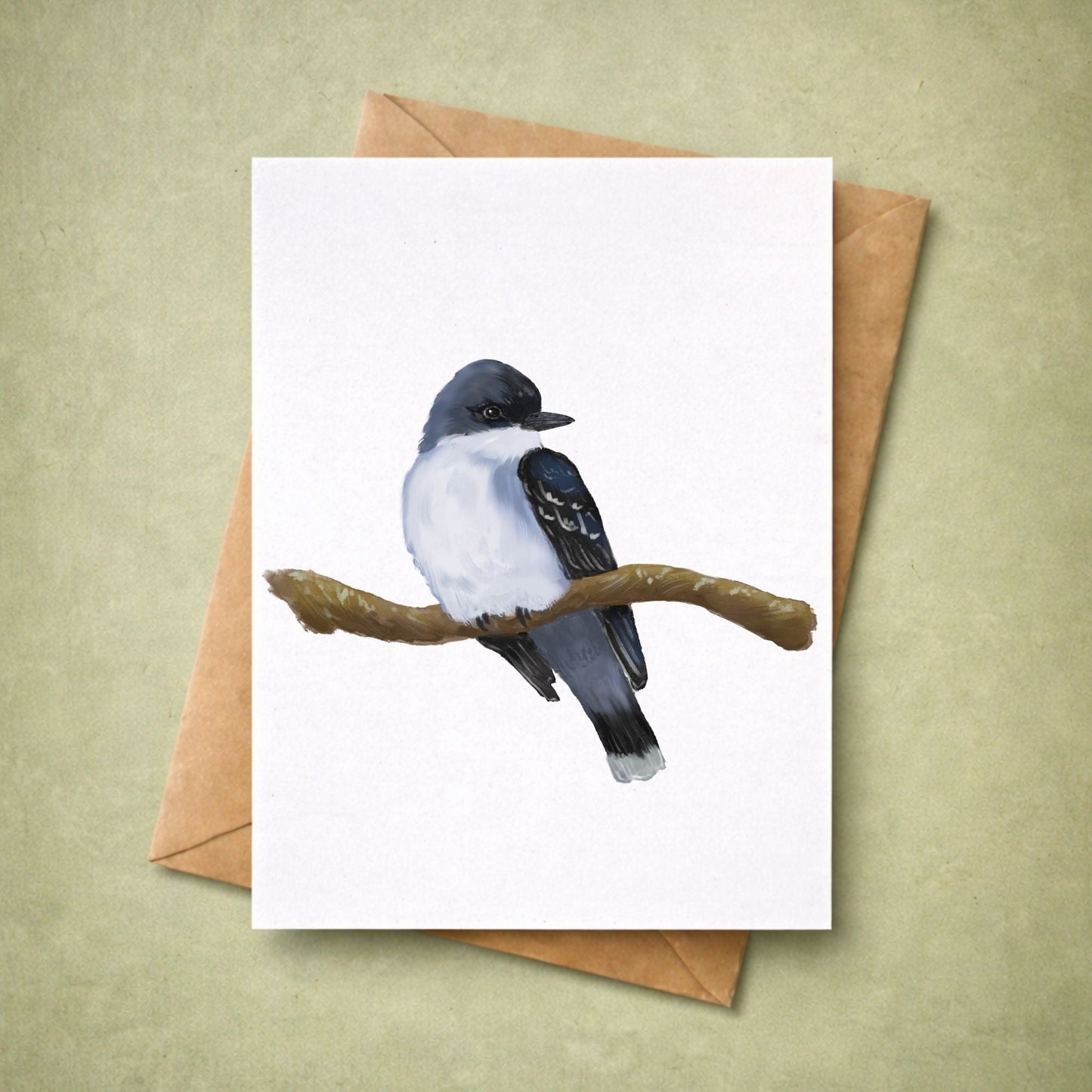 Eastern Kingbird Postcard - MerikaArt