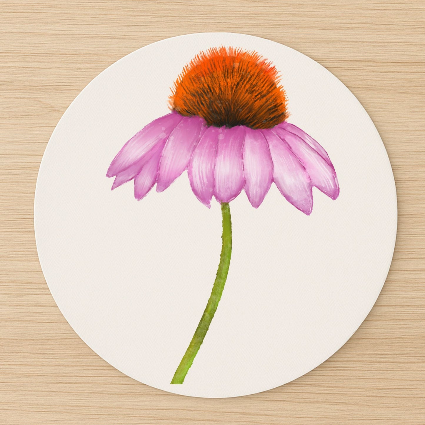 Echinacea Mousepad - MerikaArt