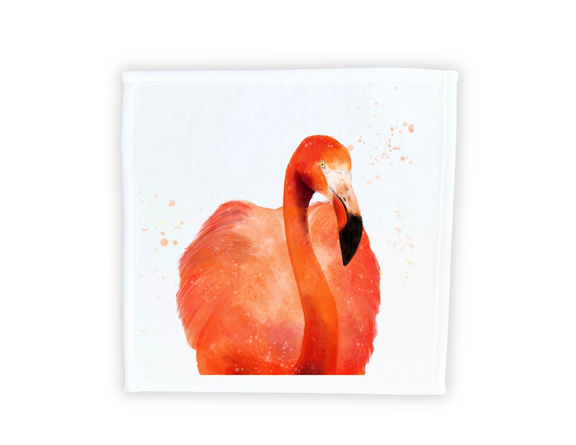 Elegant Flamingo Washcloth - MerikaArt