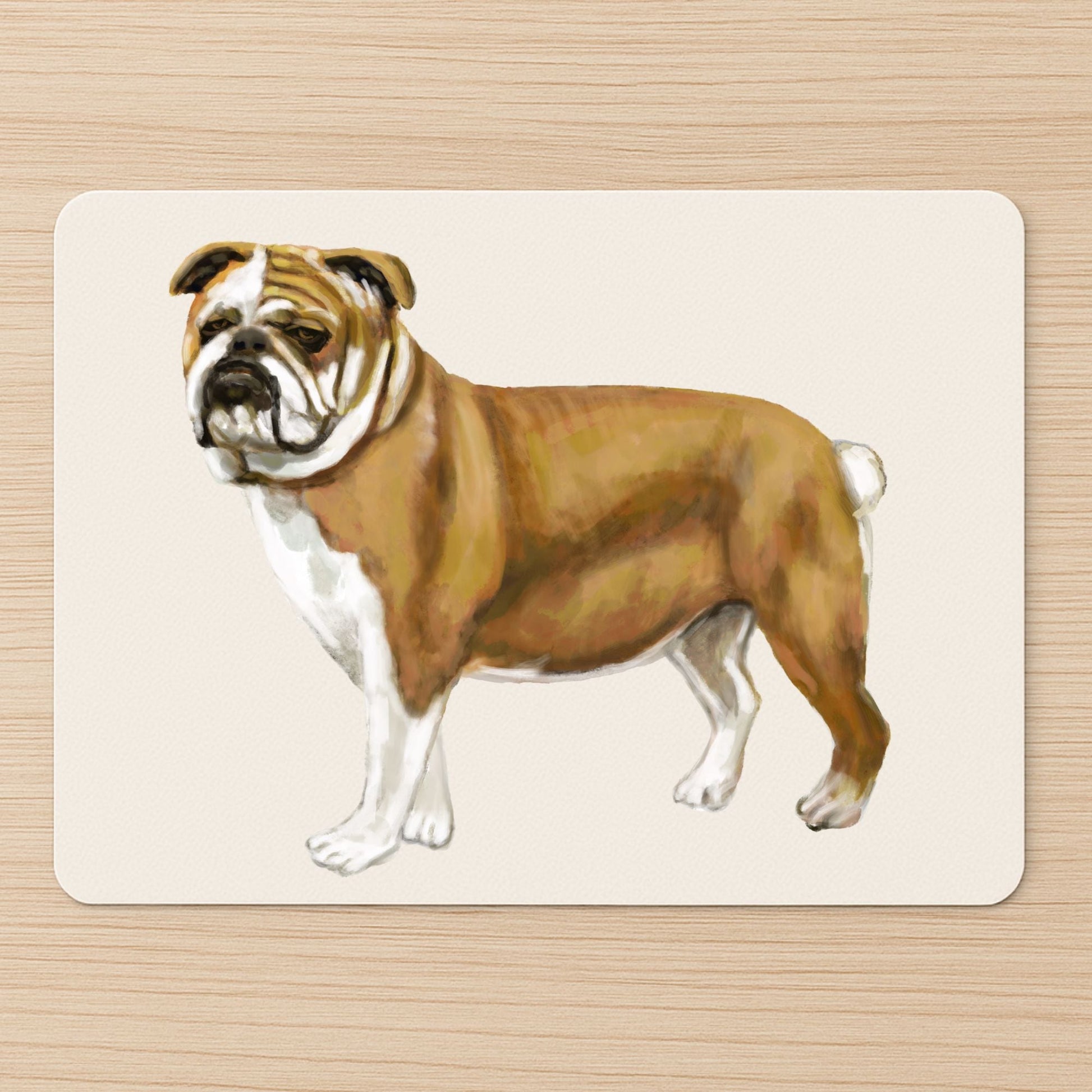 English Bulldog Mousepad - MerikaArt