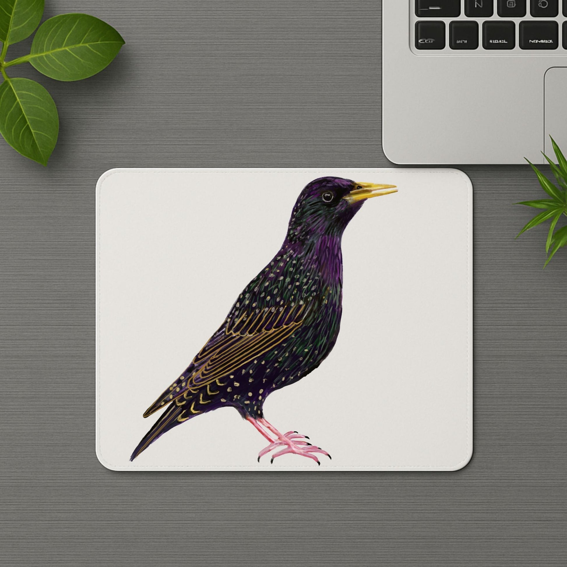 European Starling Mousepad - MerikaArt