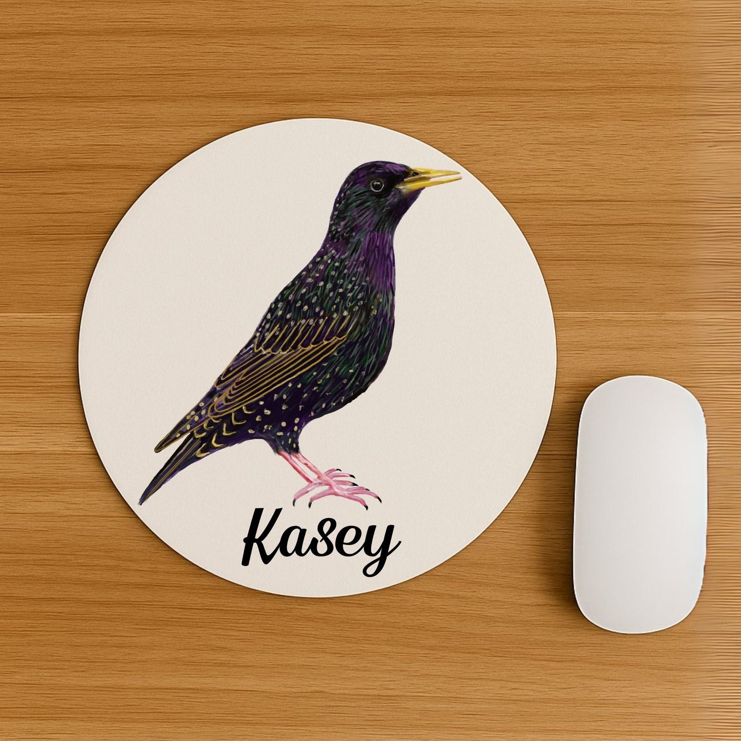 European Starling Mousepad - MerikaArt
