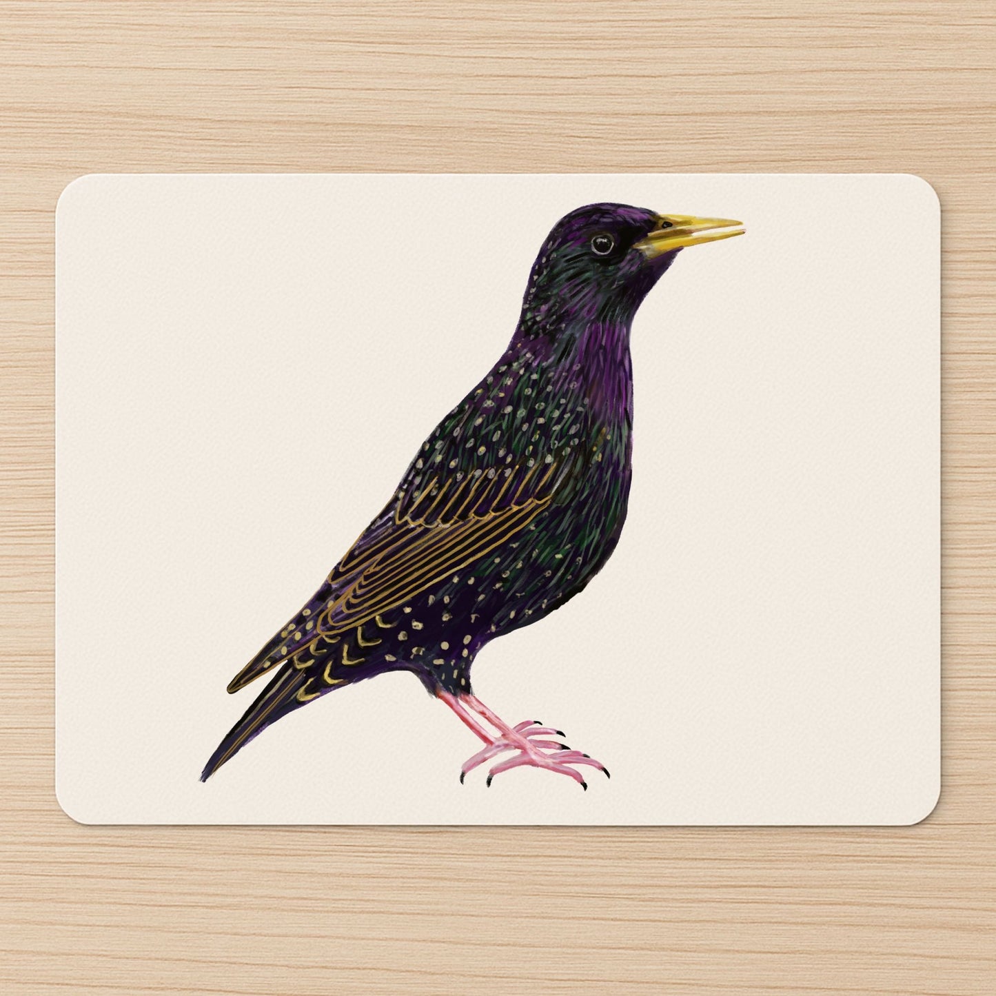 European Starling Mousepad - MerikaArt