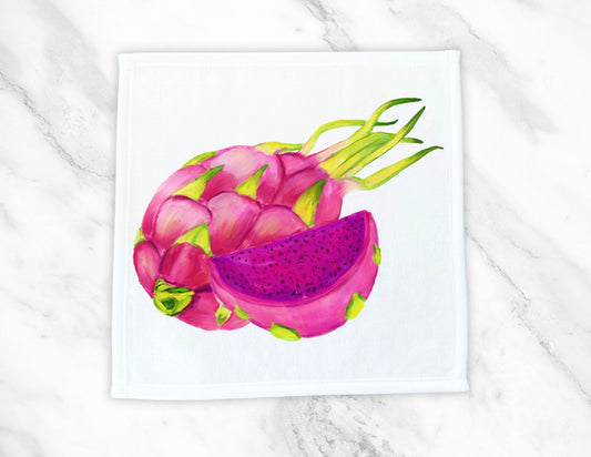 Exotic Dragon Fruit Washcloth - MerikaArt