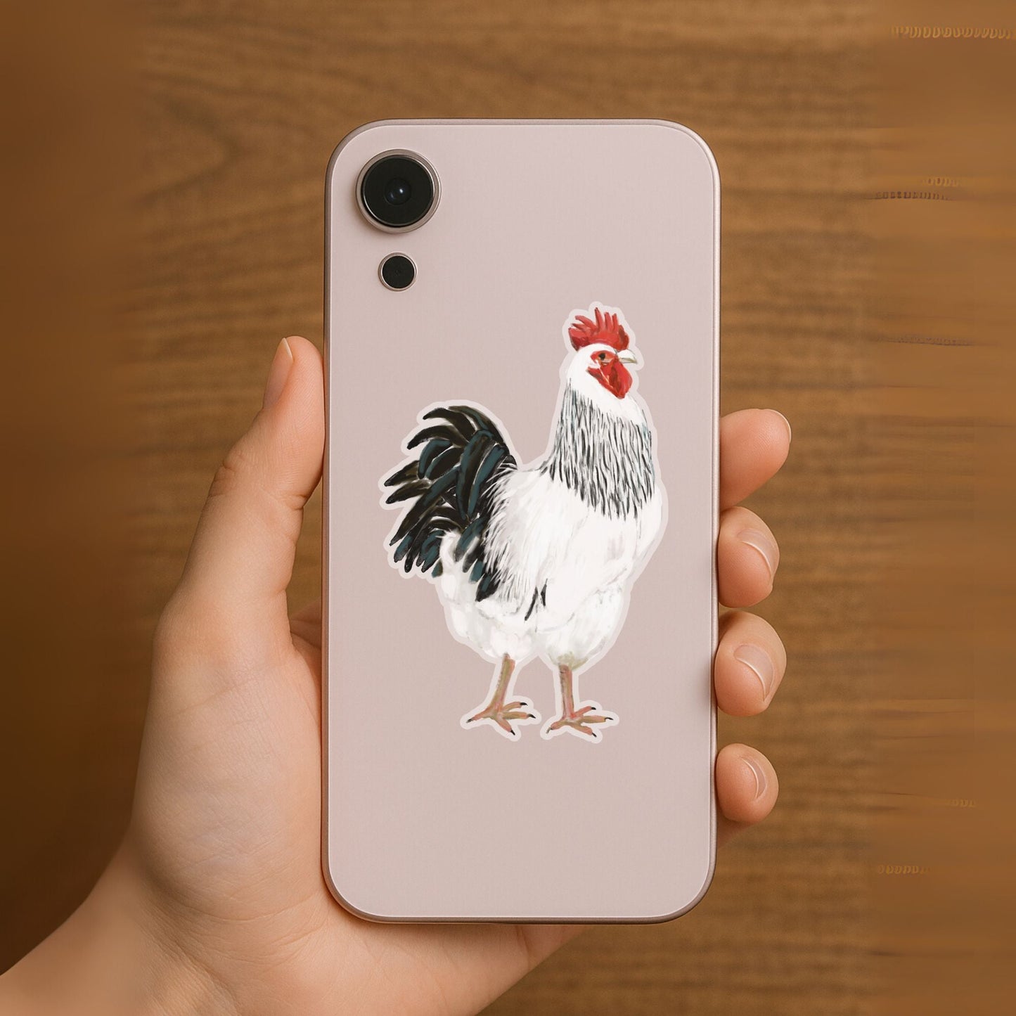 Farmhouse Rooster Sticker - MerikaArt