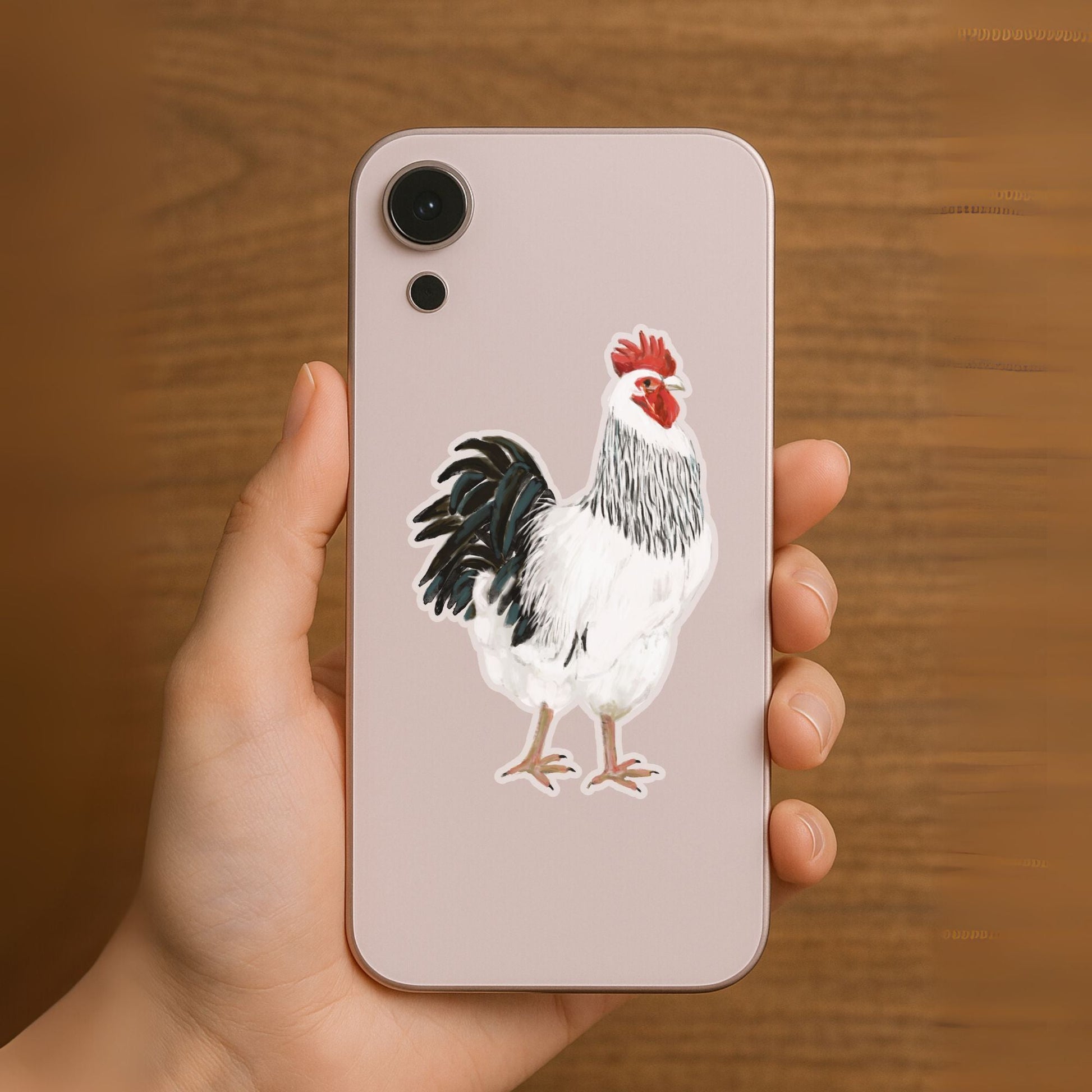 Farmhouse Rooster Sticker - MerikaArt