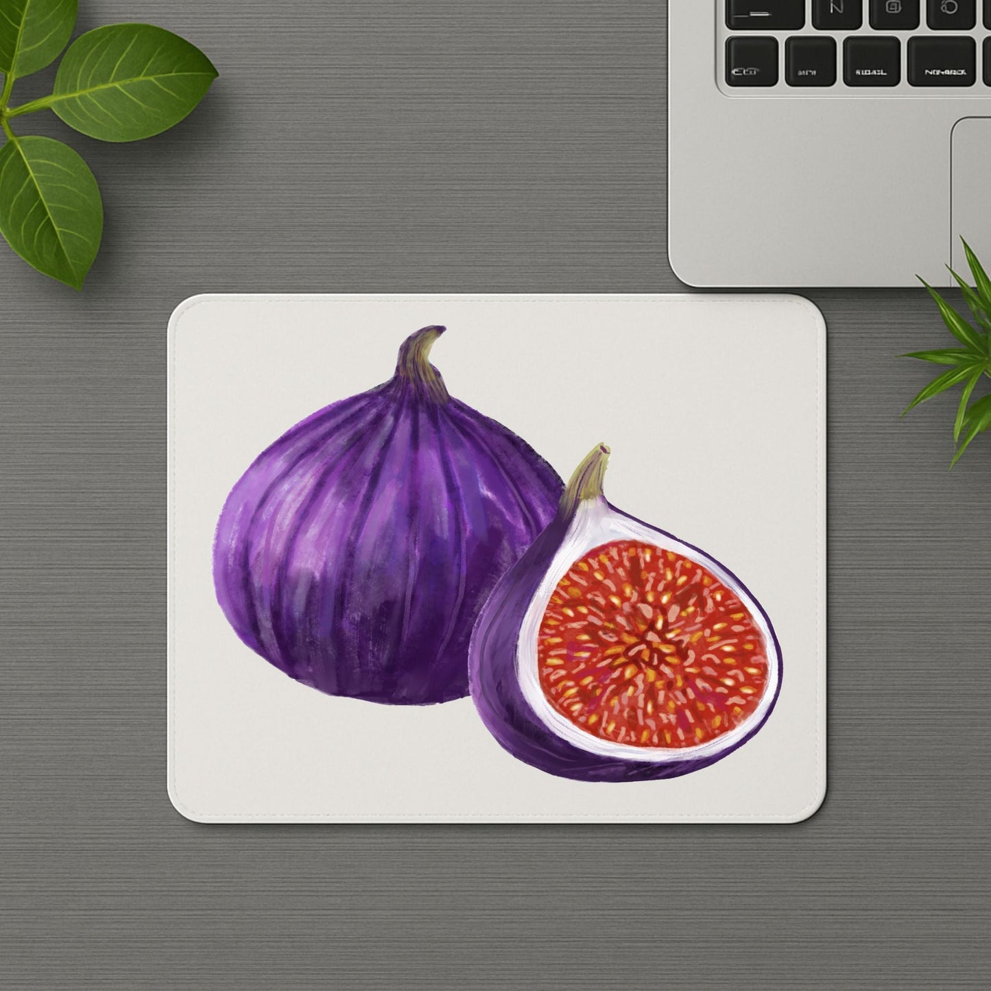 Fig Vinyl Mousepad - MerikaArt