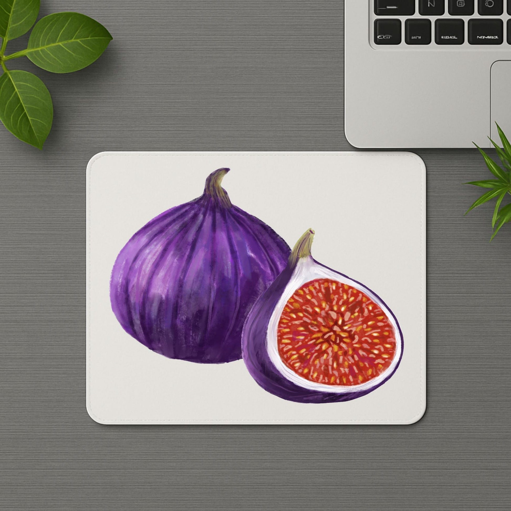 Fig Vinyl Mousepad - MerikaArt