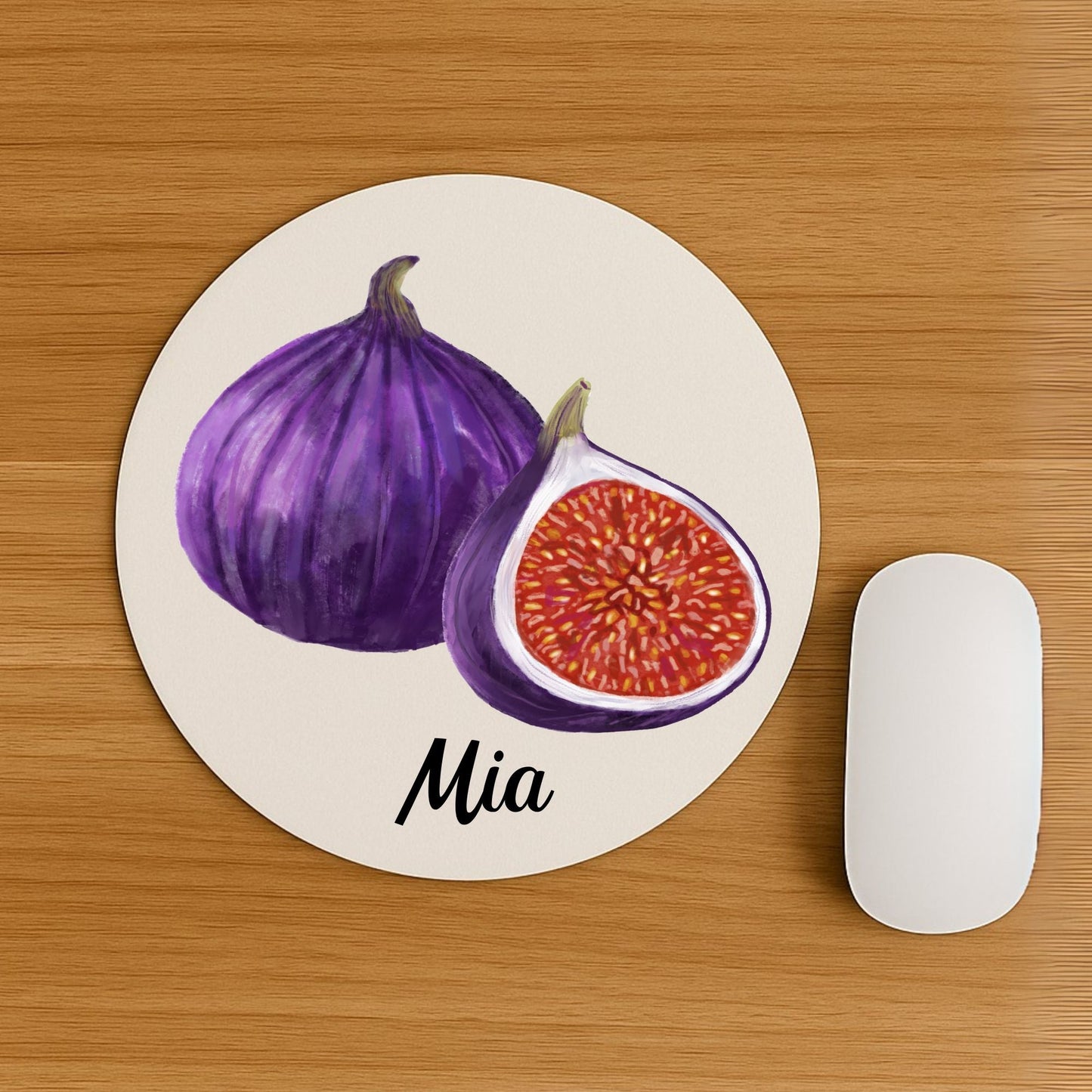 Fig Vinyl Mousepad - MerikaArt