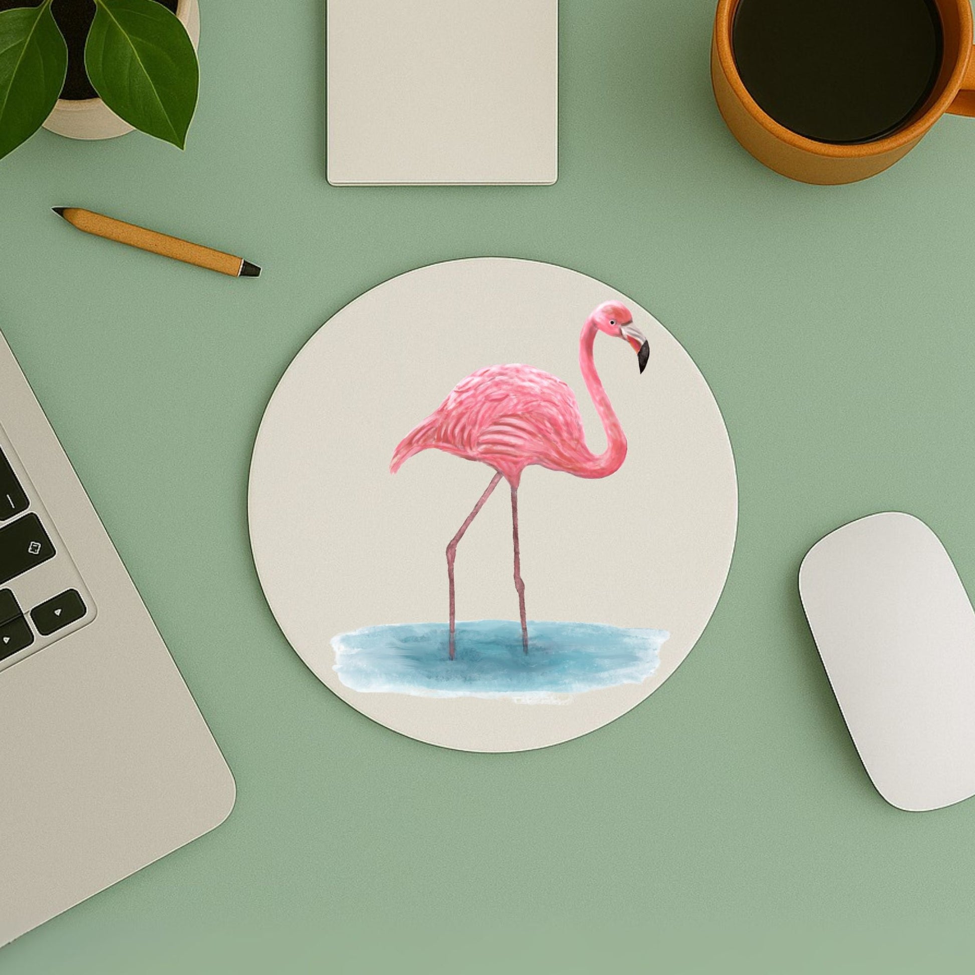 Flamingo Mousepad - MerikaArt