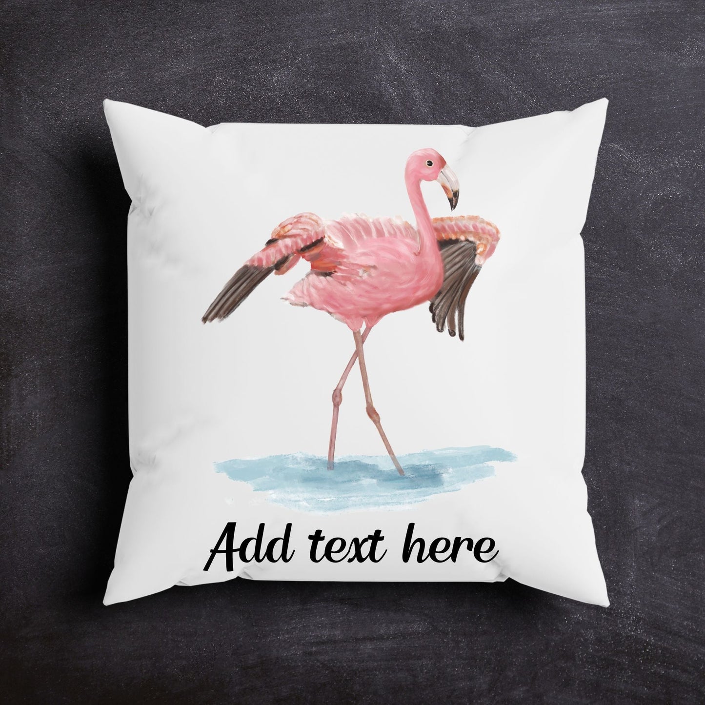 Flamingo Stretching Pillow - MerikaArt