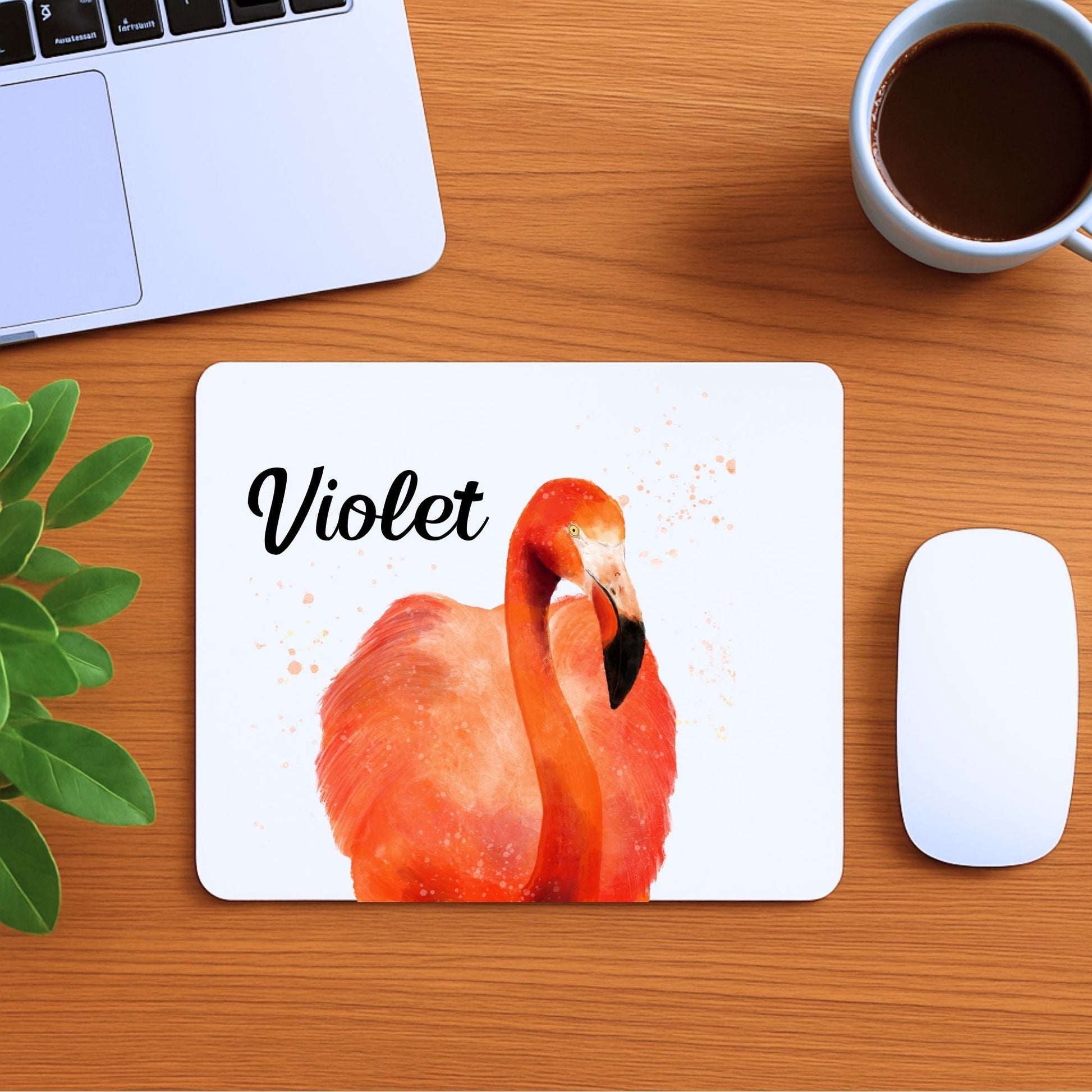 Flamingo Vinyl Mousepad - MerikaArt