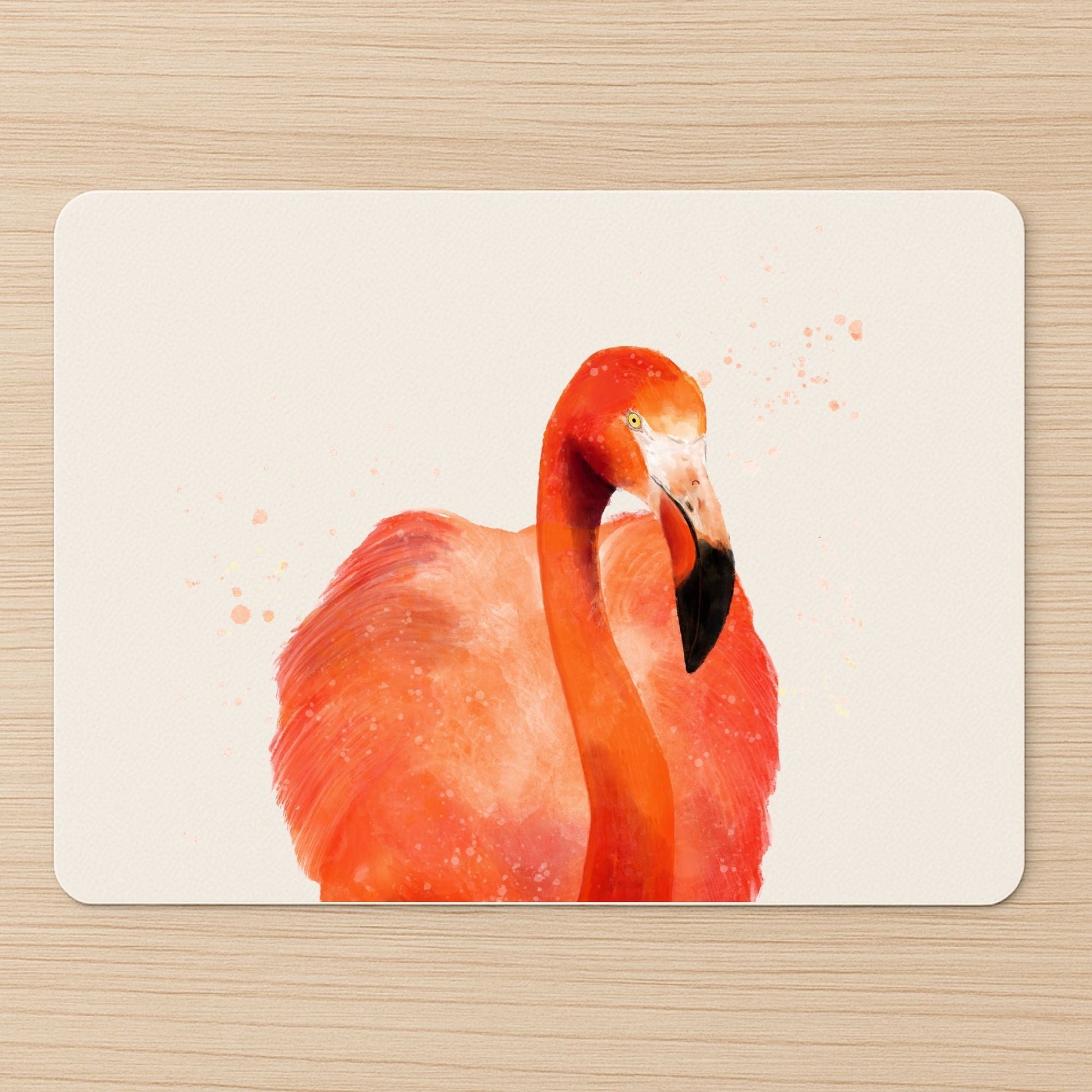 Flamingo Vinyl Mousepad - MerikaArt