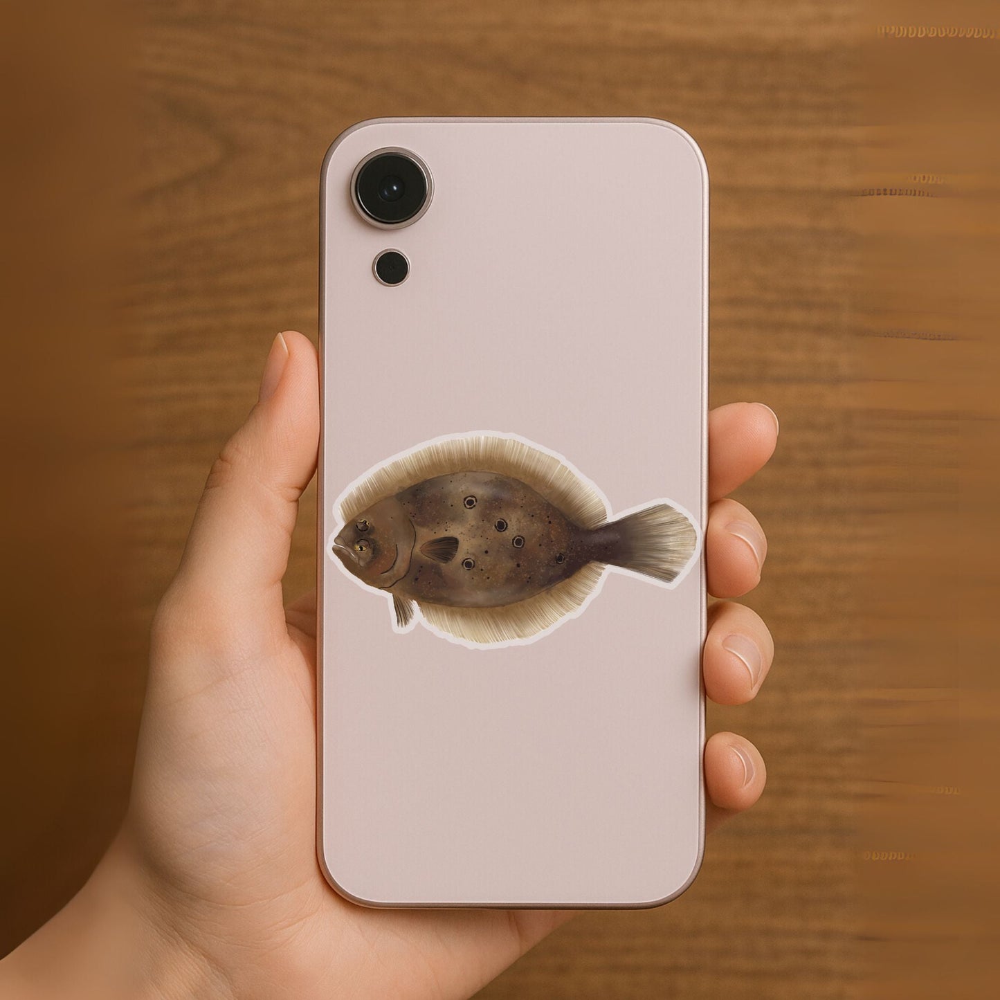 Flounder Fish Vinyl Sticker - MerikaArt