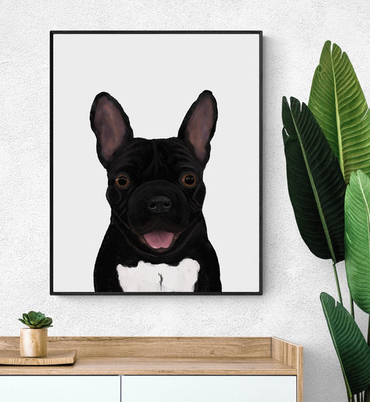 French Bulldog Print - MerikaArt