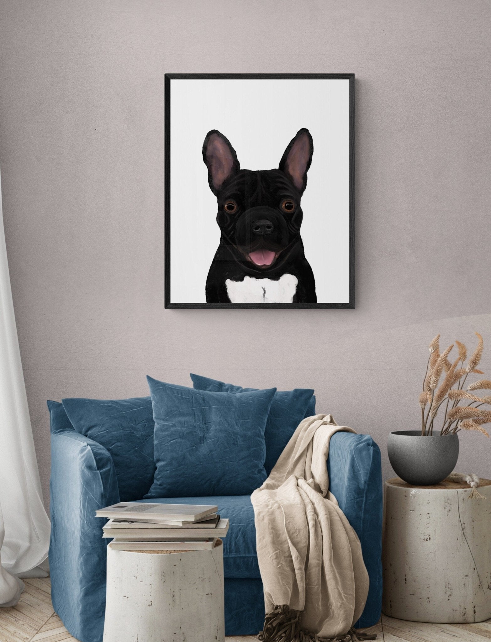 French Bulldog Print - MerikaArt