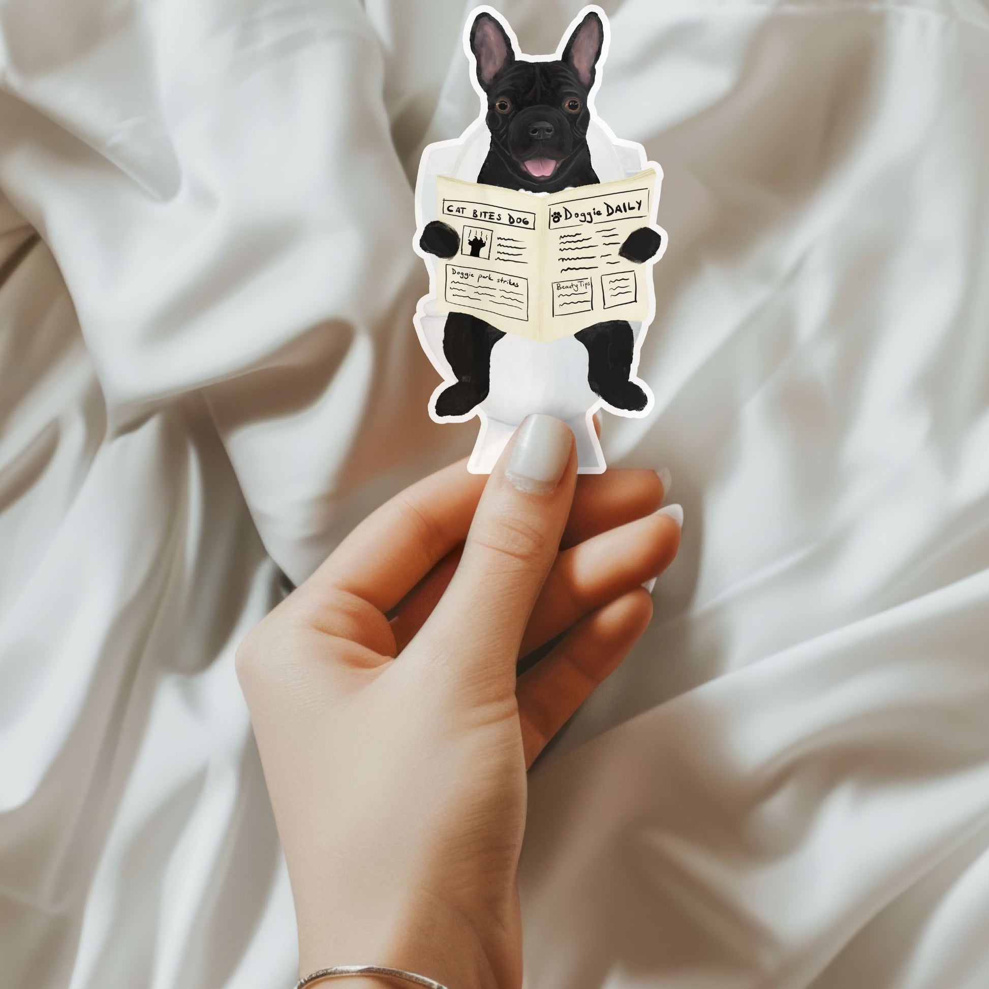 French Bulldog Vinyl Sticker - MerikaArt