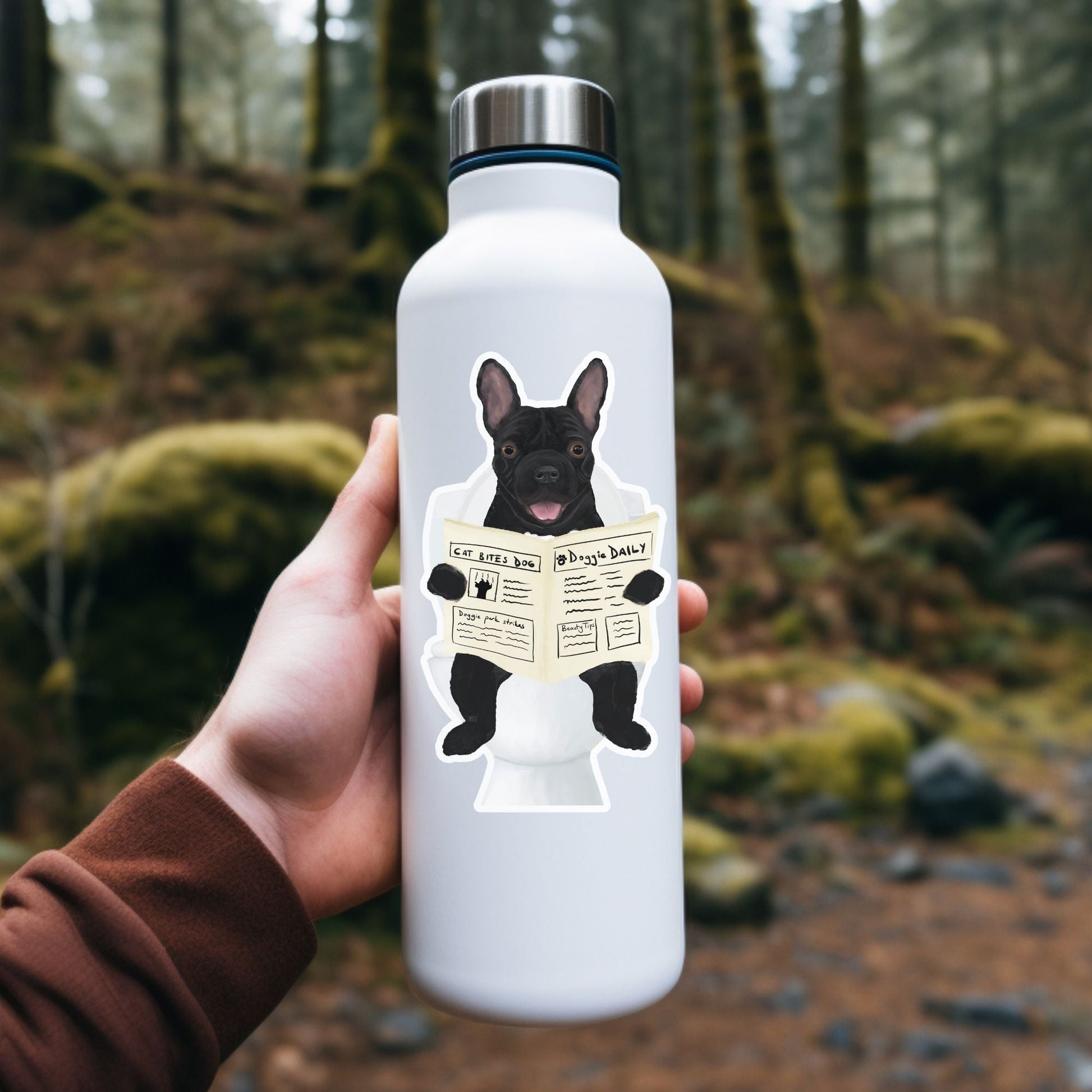 French Bulldog Vinyl Sticker - MerikaArt