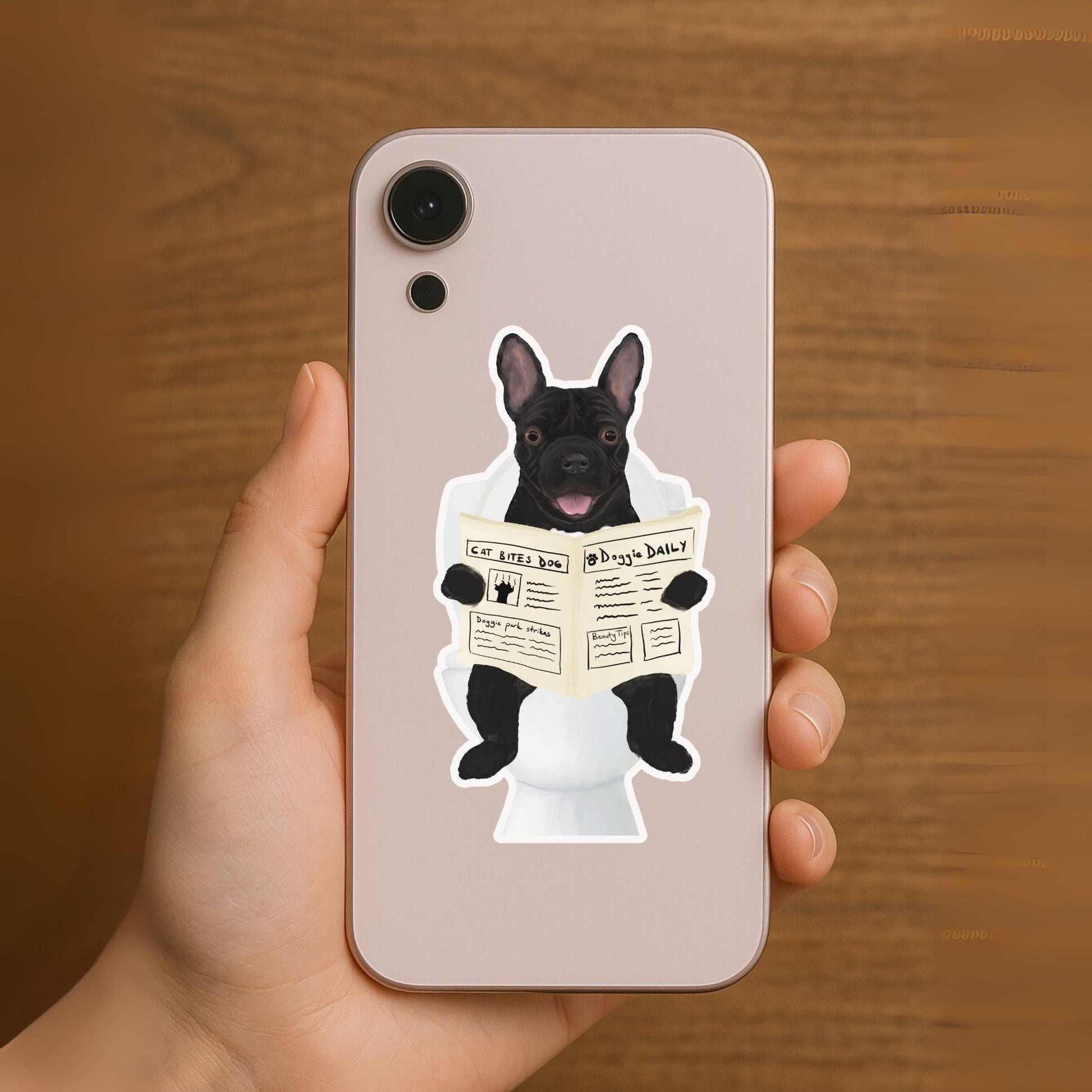 French Bulldog Vinyl Sticker - MerikaArt