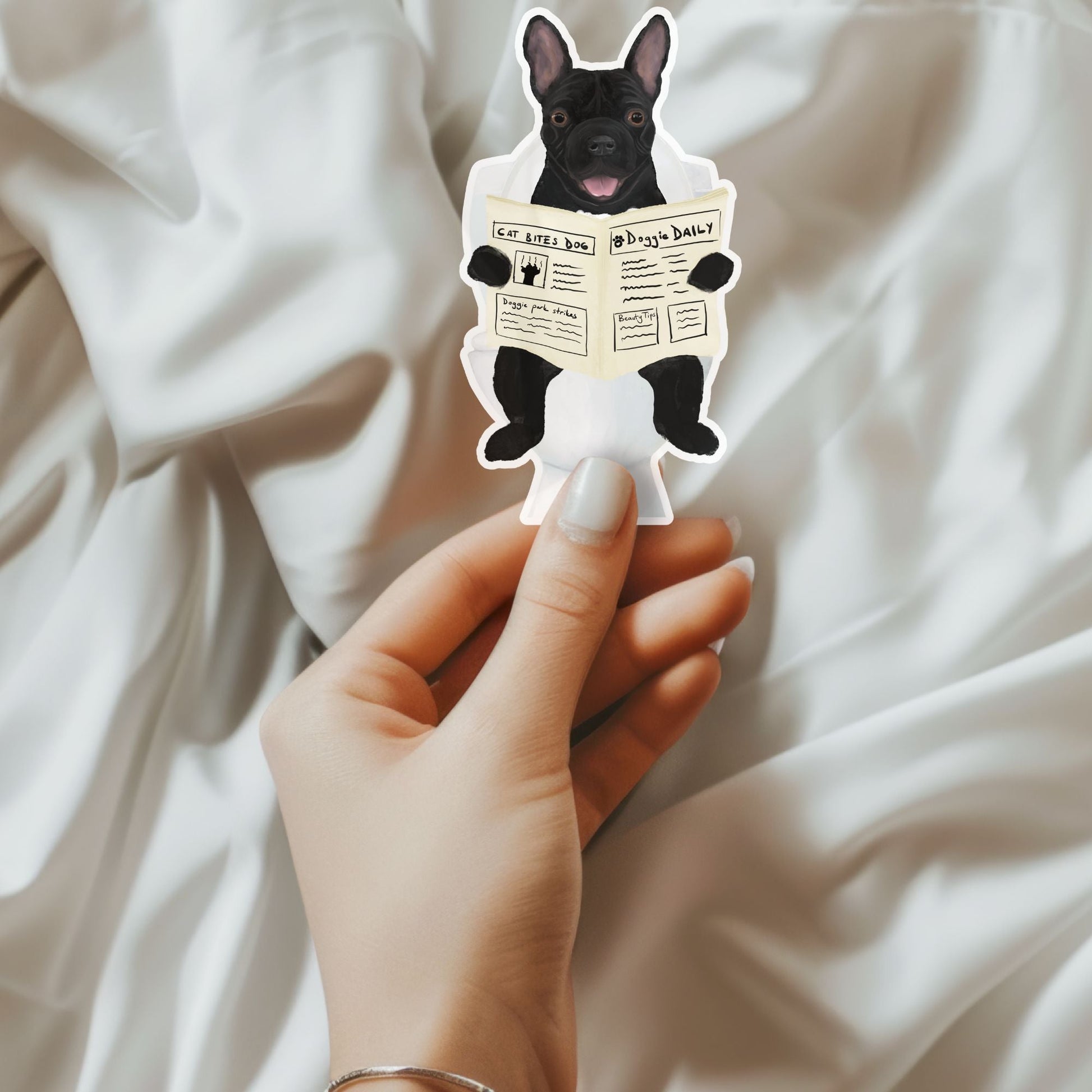 French Bulldog Vinyl Sticker - MerikaArt