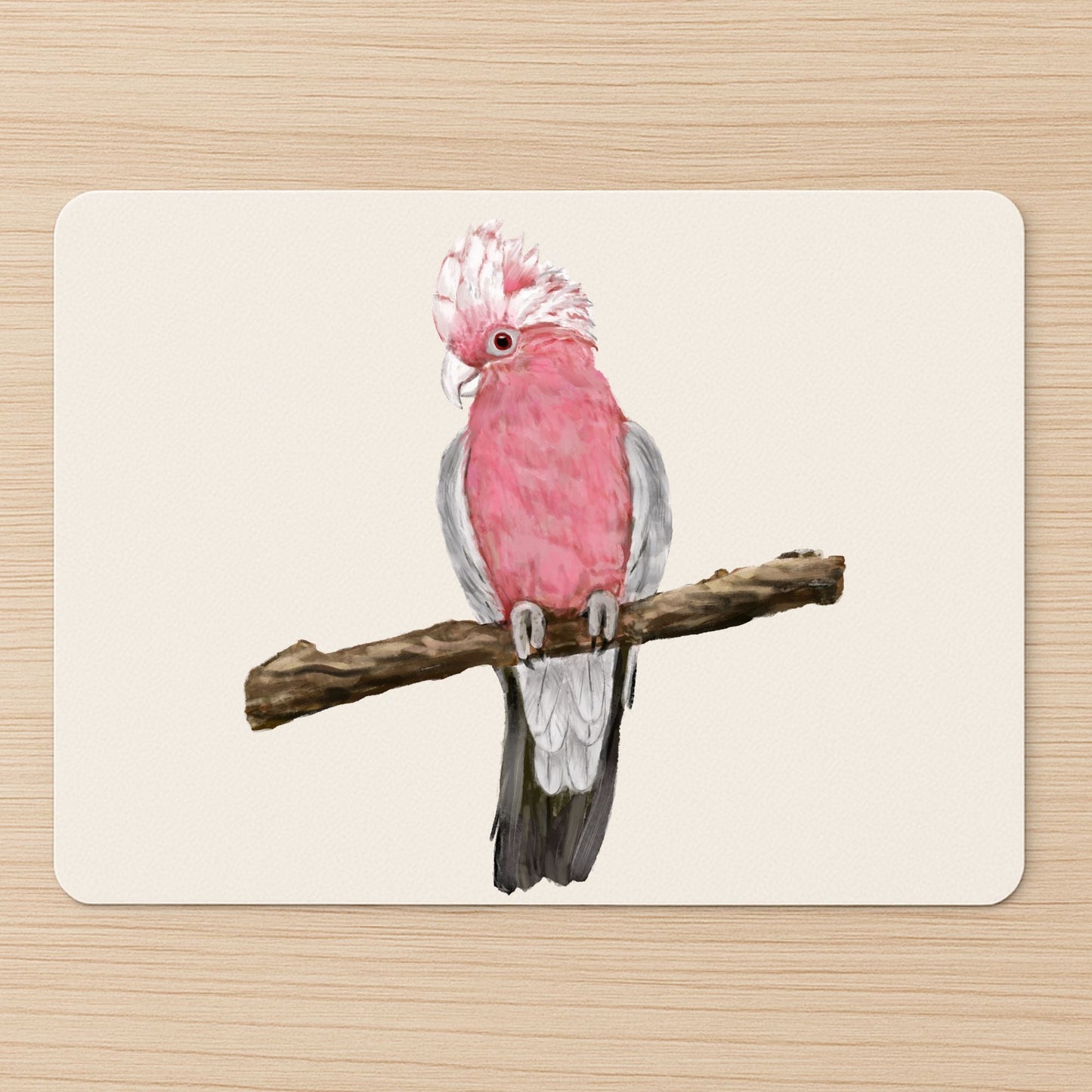 Galah Cockatoo Bird Mousepad - MerikaArt