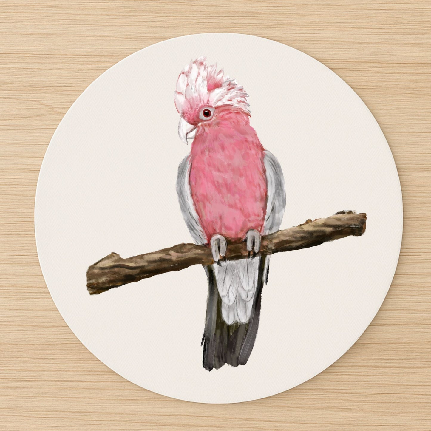 Galah Cockatoo Bird Mousepad - MerikaArt