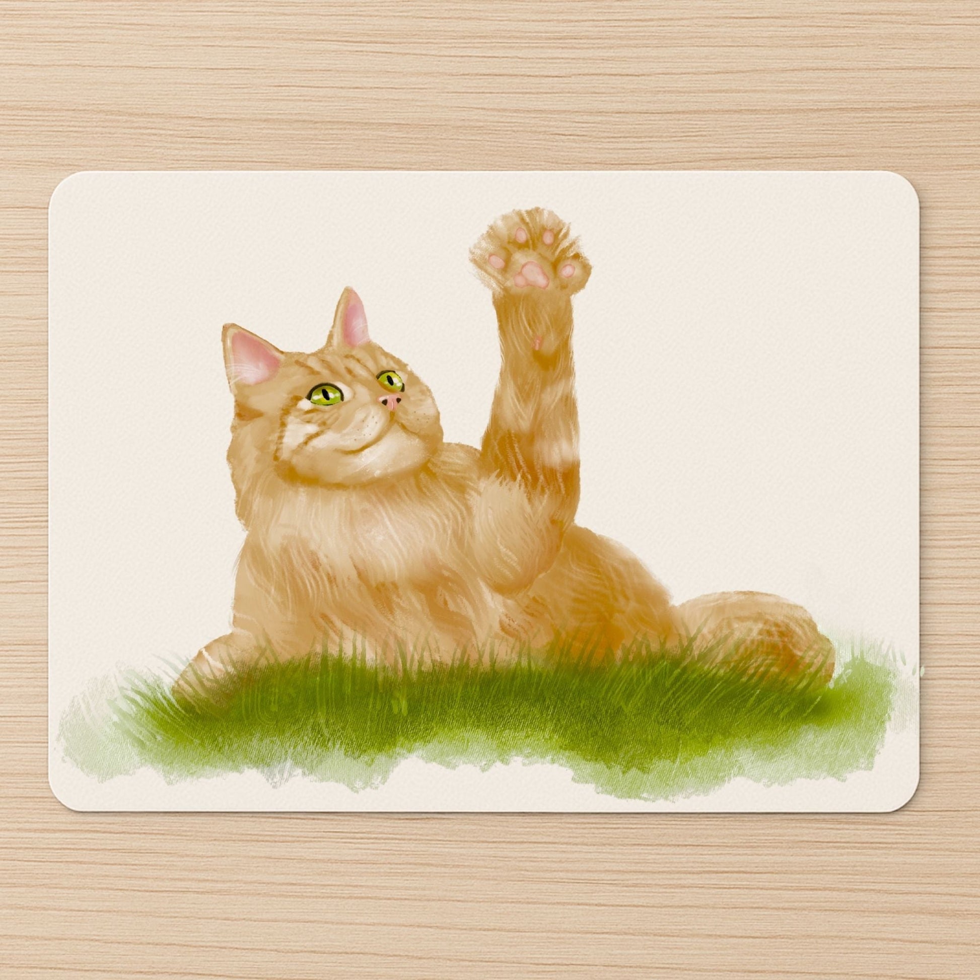 Ginger Cat Mousepad - MerikaArt