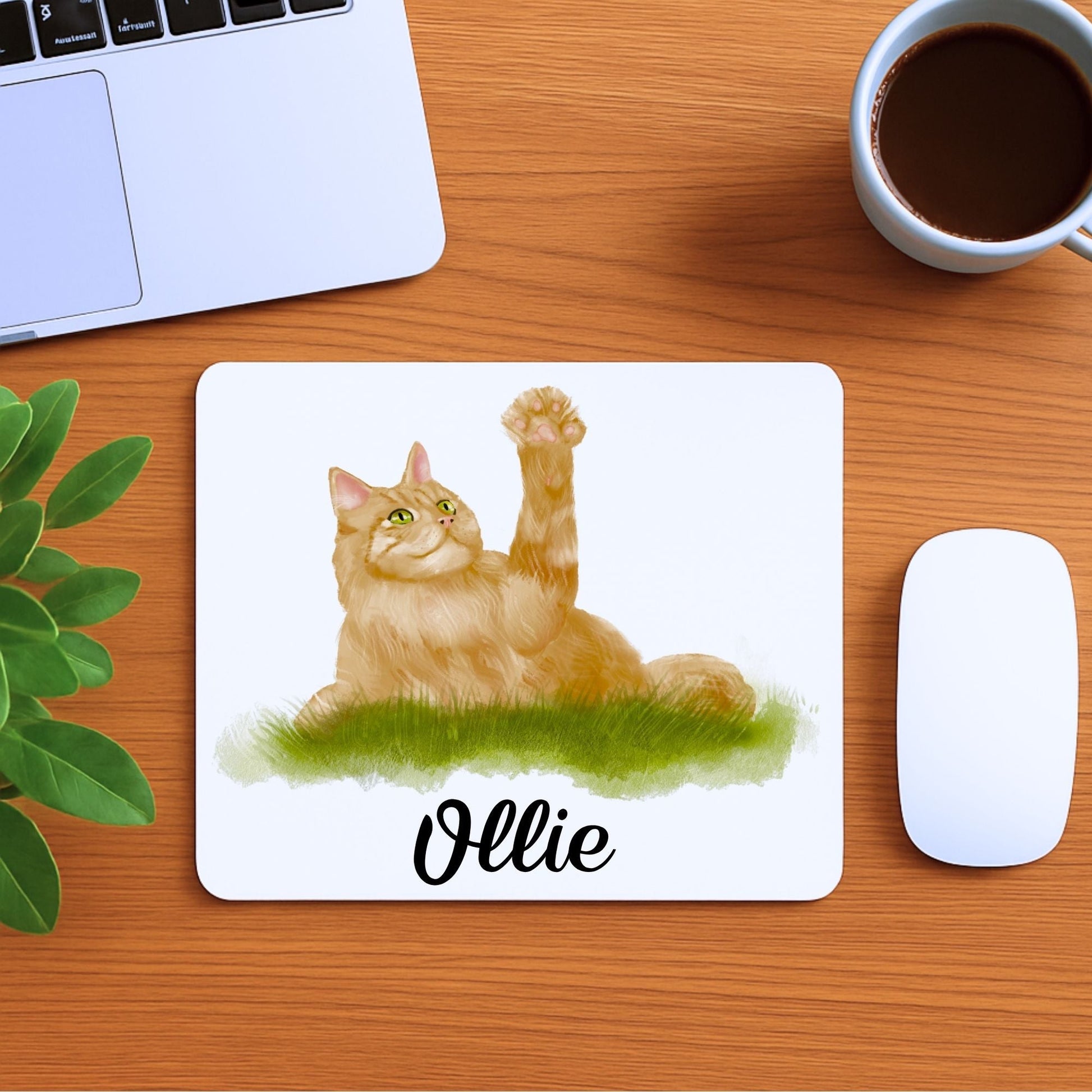 Ginger Cat Mousepad - MerikaArt