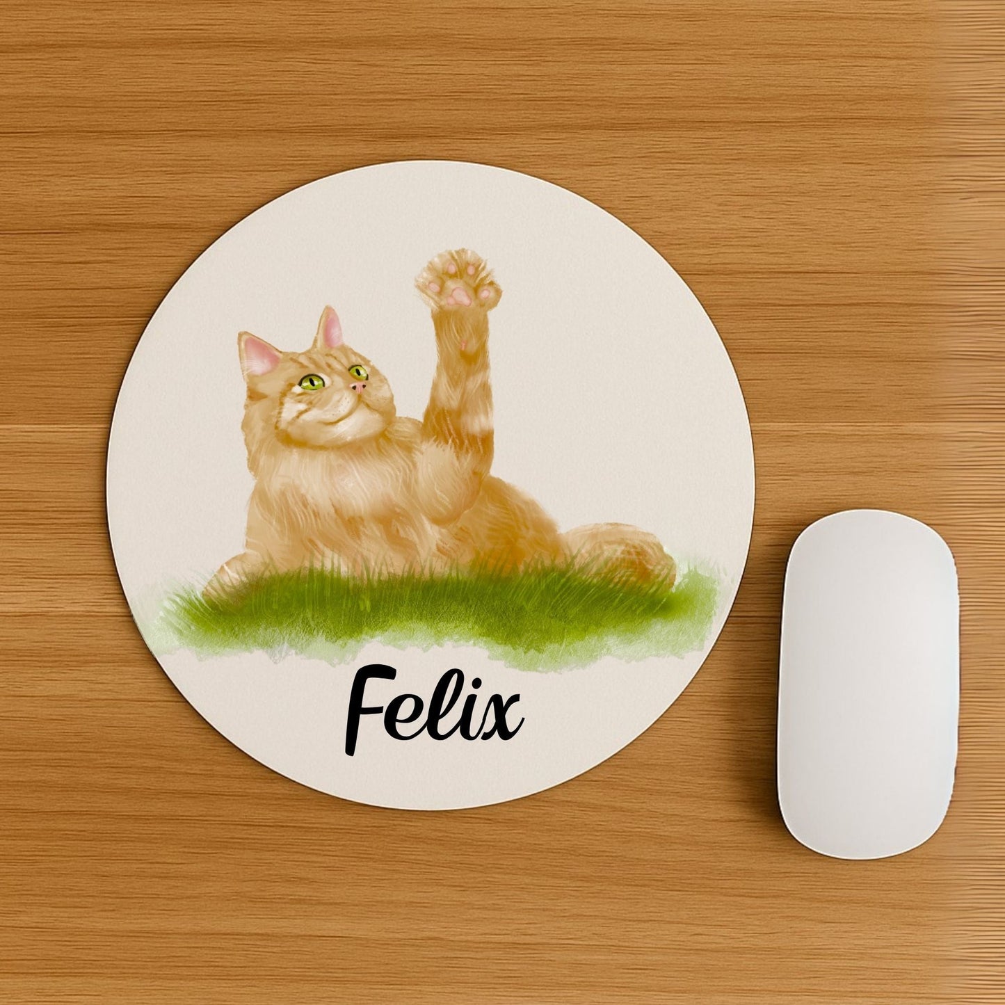 Ginger Cat Mousepad - MerikaArt
