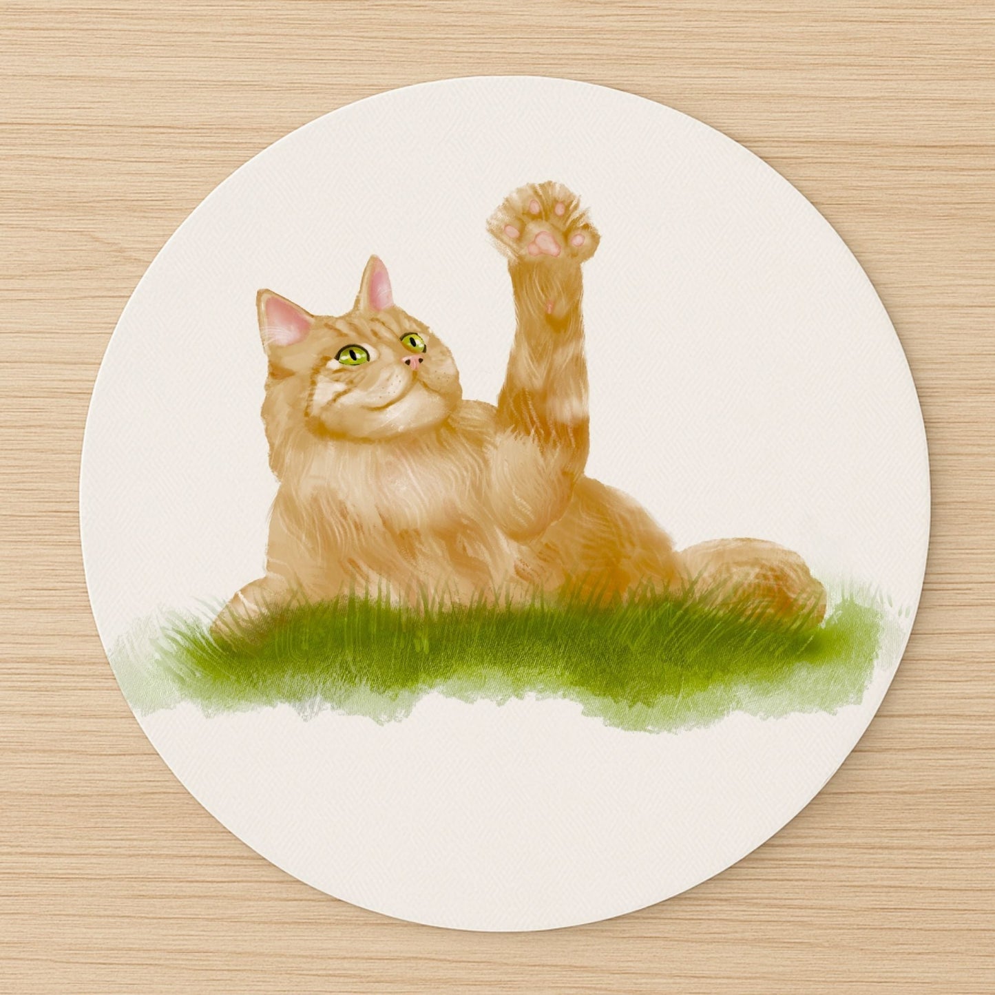 Ginger Cat Mousepad - MerikaArt