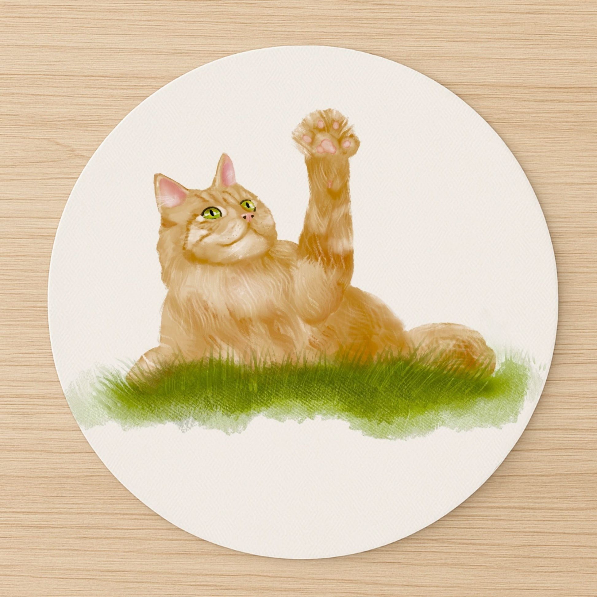 Ginger Cat Mousepad - MerikaArt