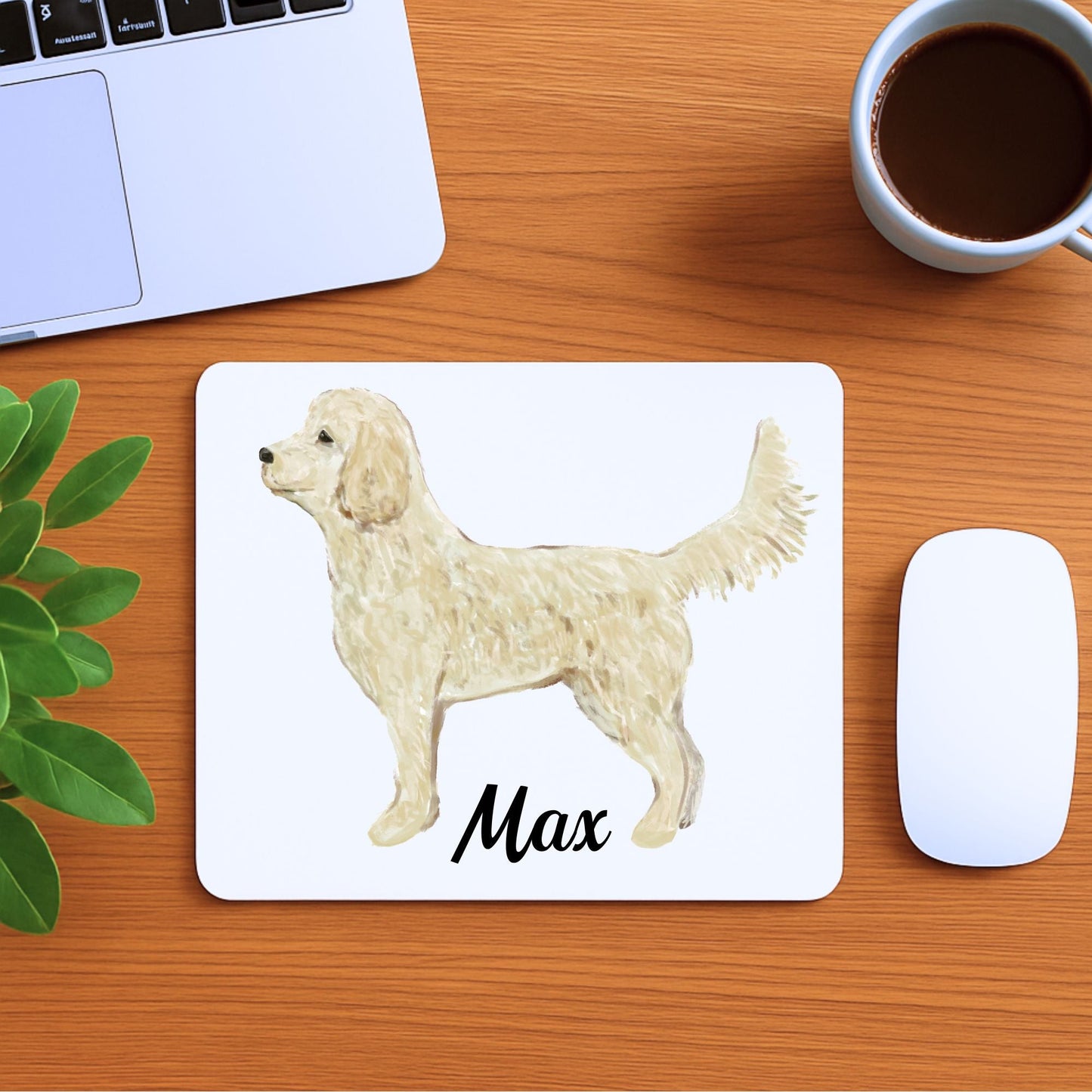 Golden Doodle Mousepad - MerikaArt