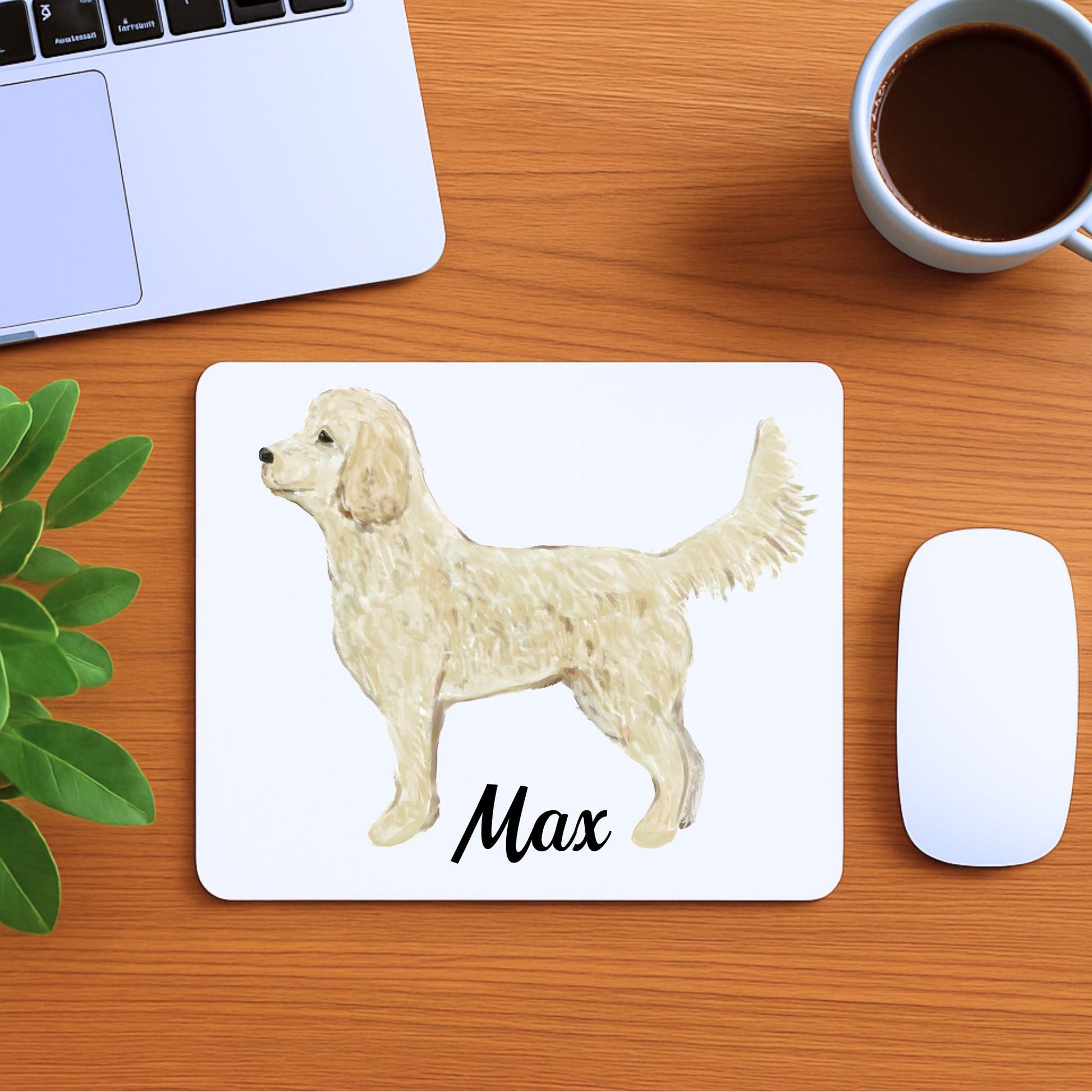 Golden Doodle Mousepad - MerikaArt