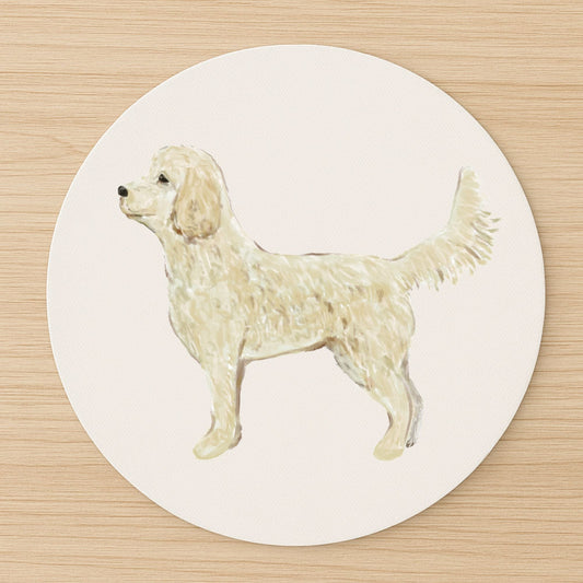 Golden Doodle Mousepad - MerikaArt