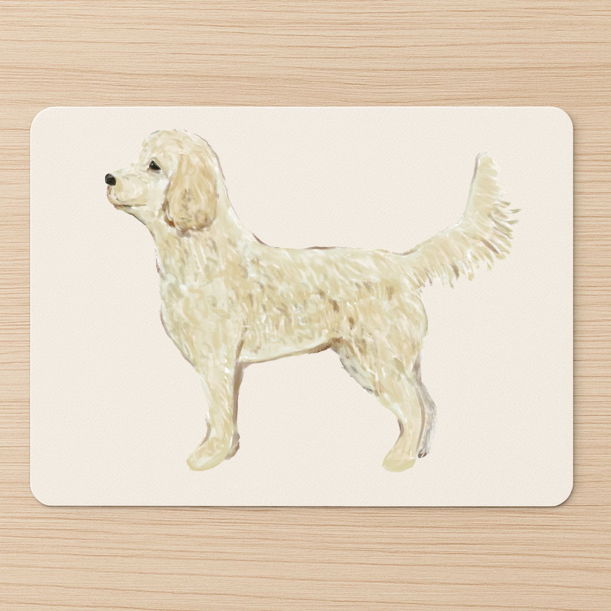Golden Doodle Mousepad - MerikaArt