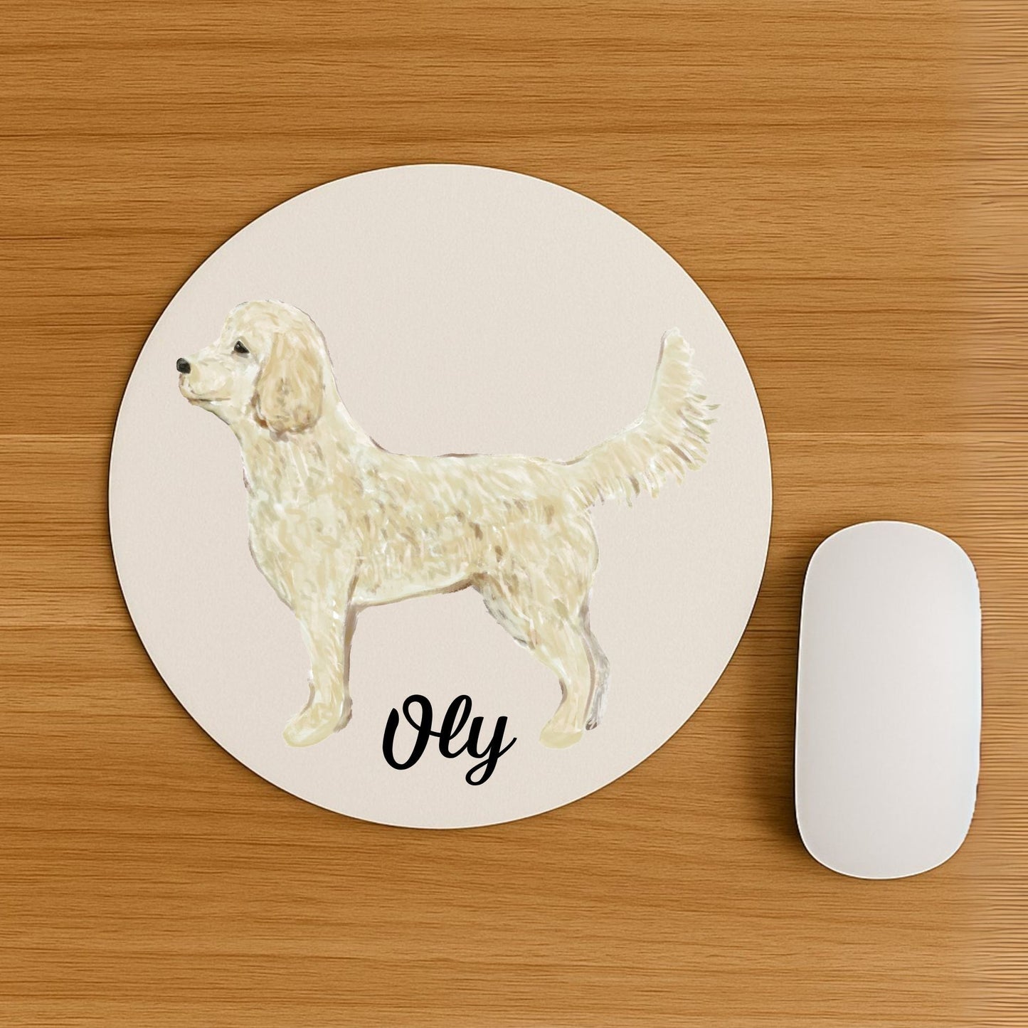 Golden Doodle Mousepad - MerikaArt