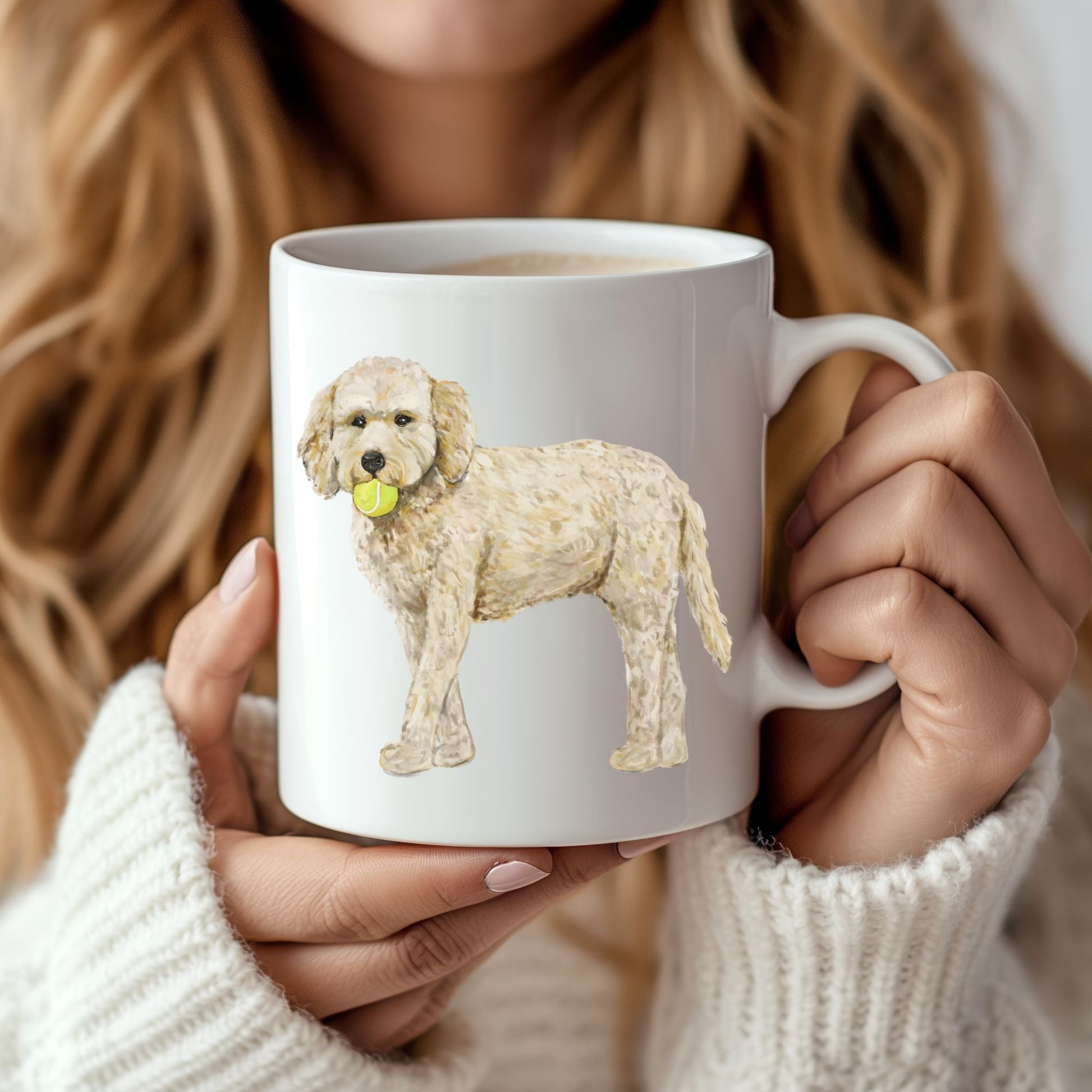 Goldendoodle Mug - MerikaArt