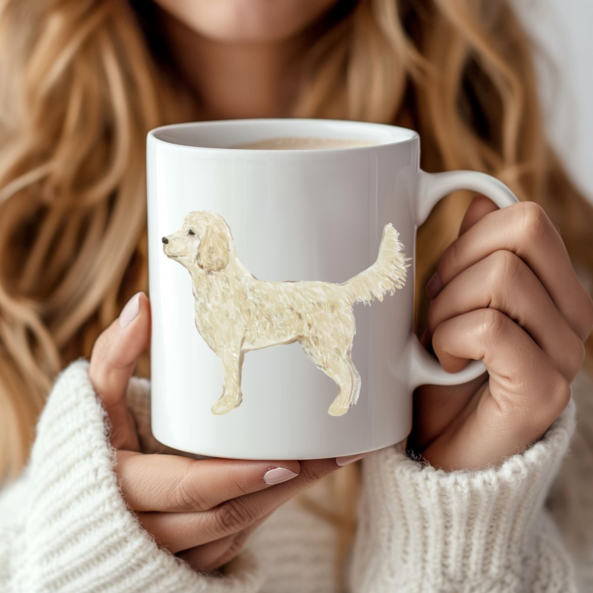 Goldendoodle Mug - MerikaArt
