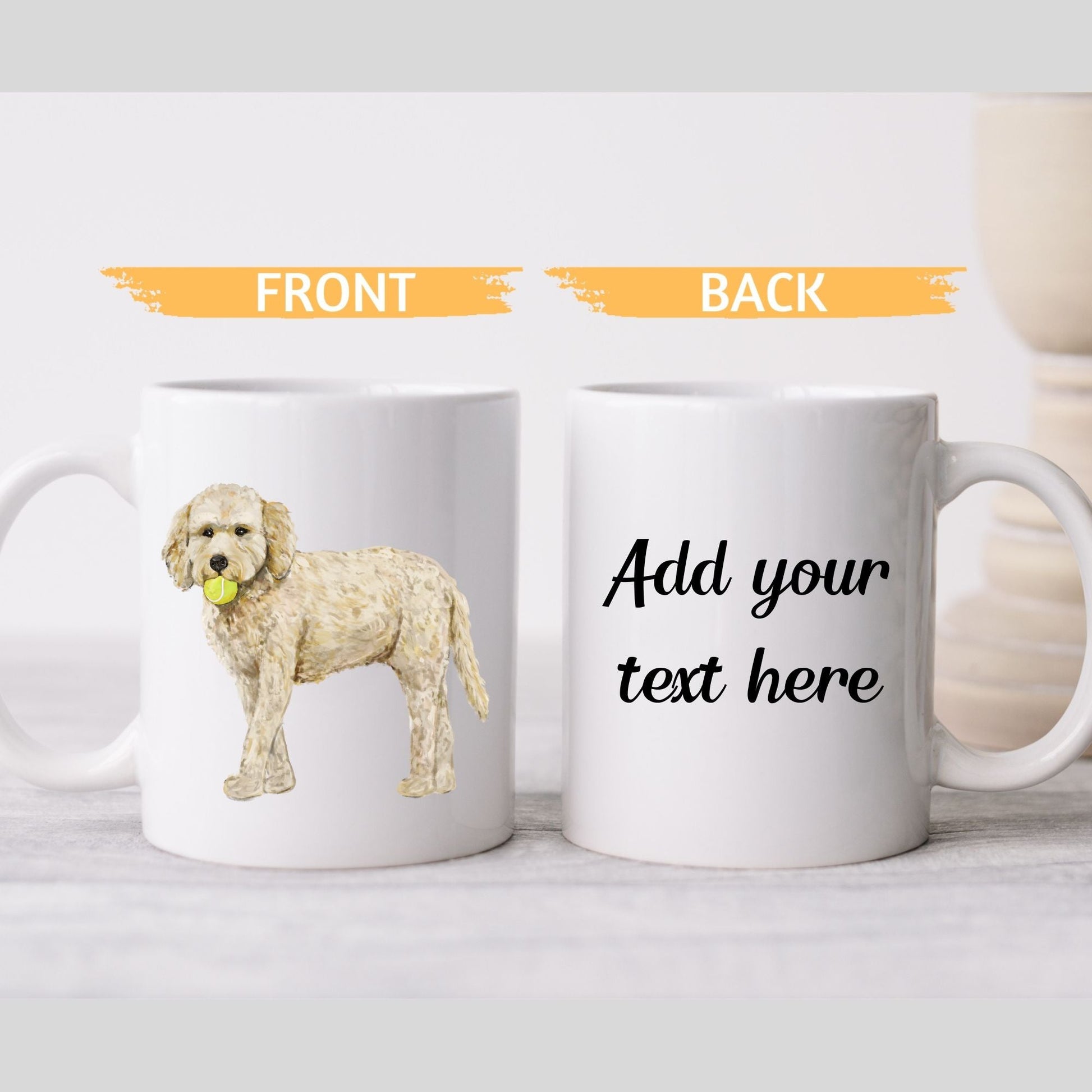 Goldendoodle Mug - MerikaArt