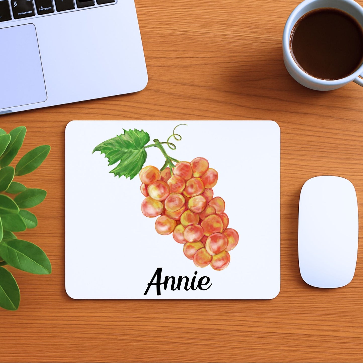 Grape Mousepad - MerikaArt