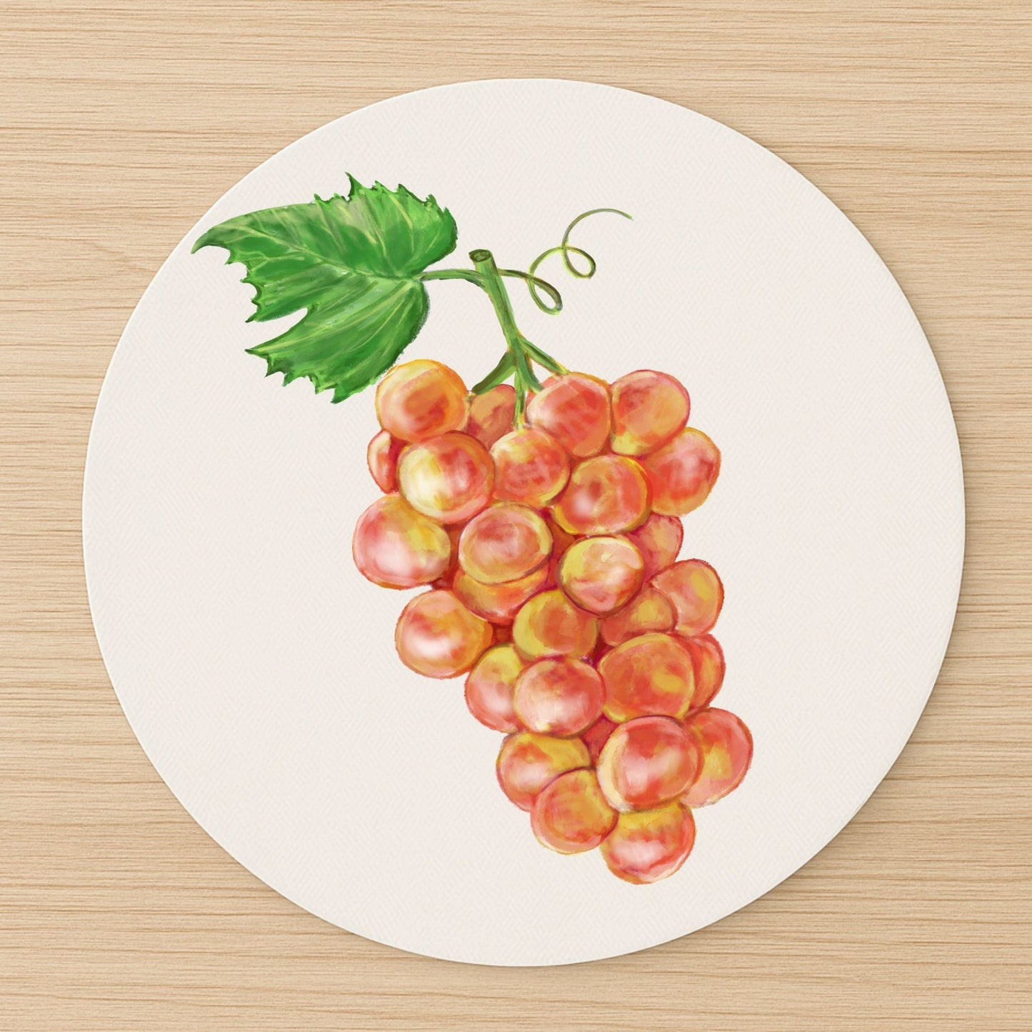 Grape Mousepad - MerikaArt