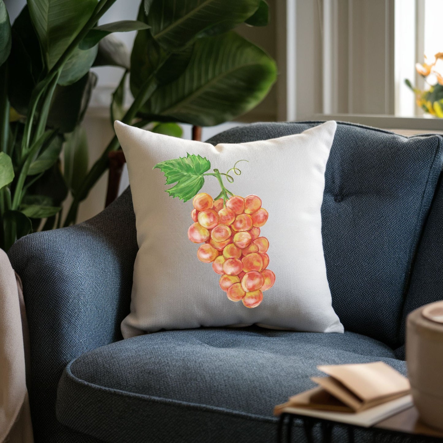 Grapes Pillow - MerikaArt