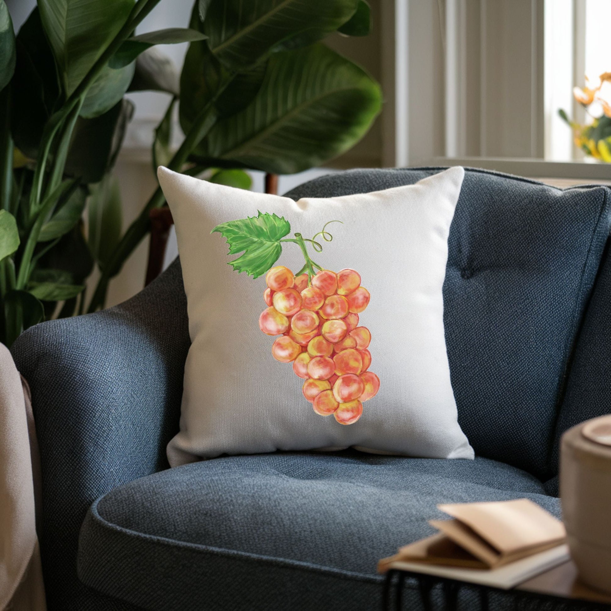 Grapes Pillow - MerikaArt